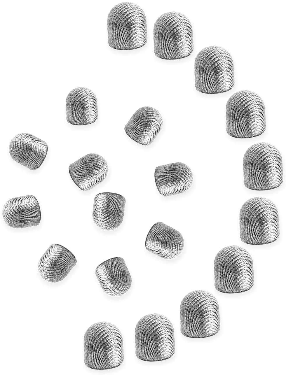 Replaceable Mesh Fiber Tips for METRO Dual-tip Capacitive Stylus Pens Only (10 Pcs 0.2" Tips, 10 Pcs 0.24" Tips)