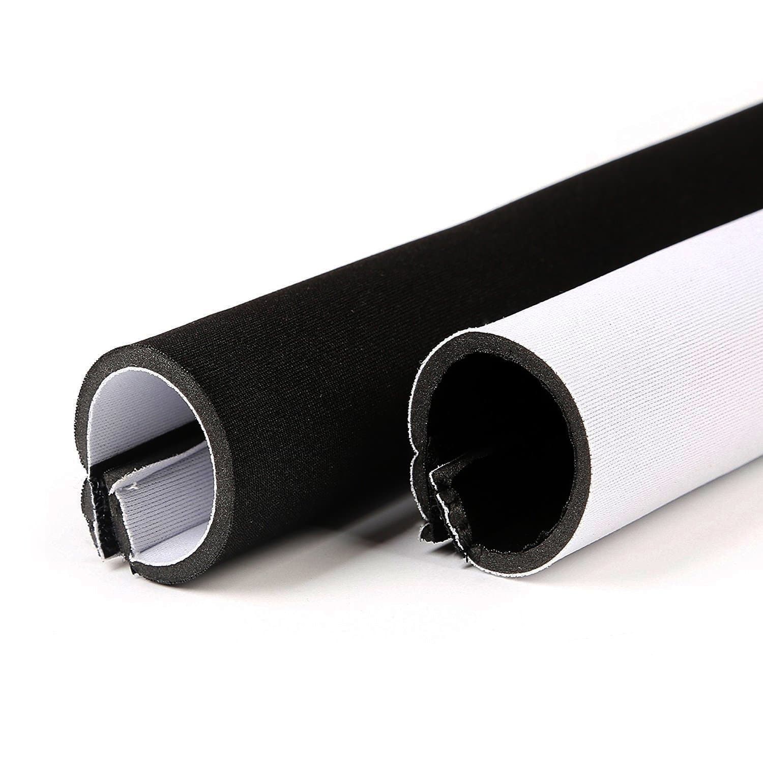 EAXER Cable Management Sleeve [200cm Long] Adjustable Neoprene Cable Tidy Organizer with Hook & Loop Touch Tape, 1 Piece