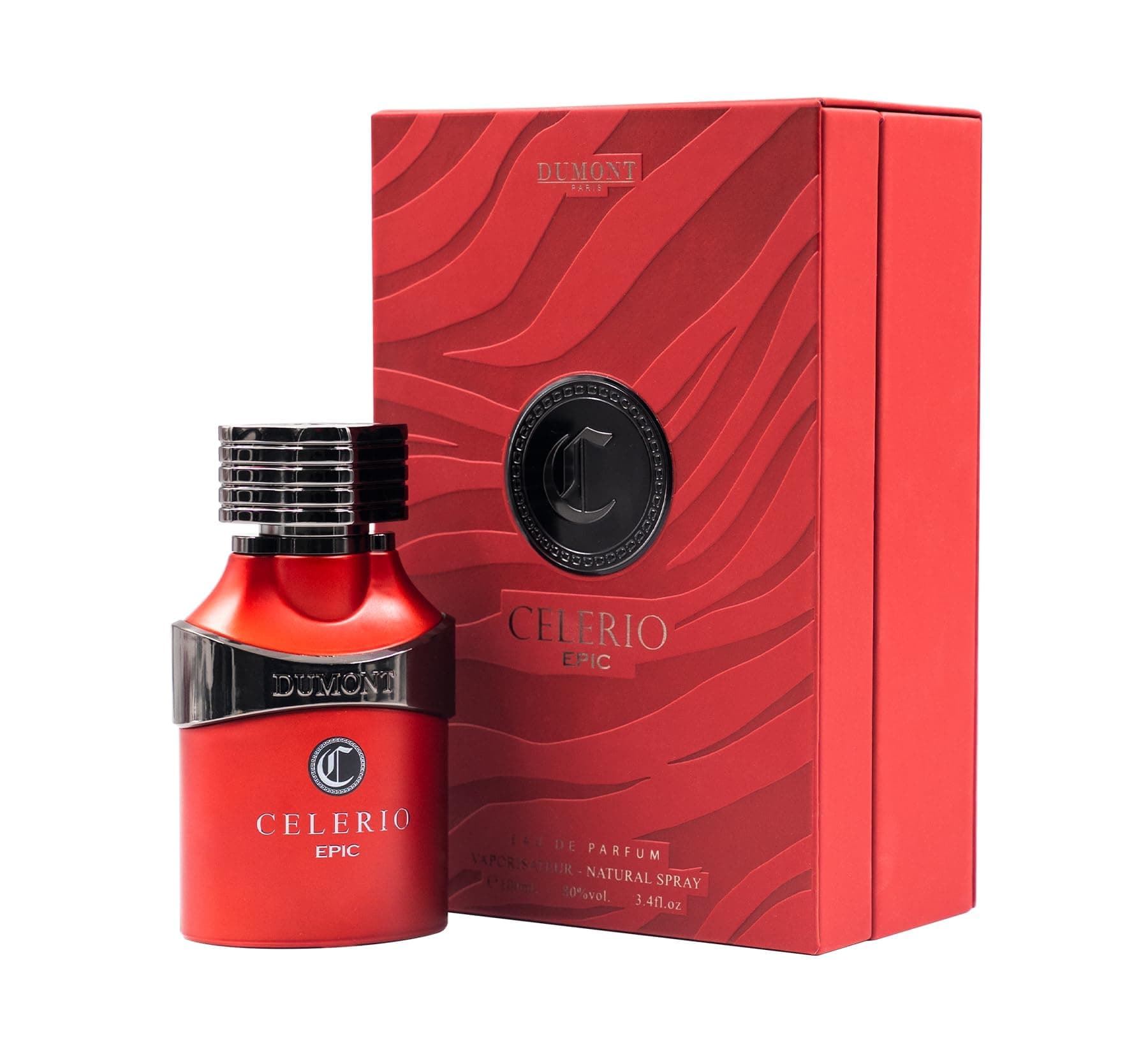 Celerio Epic Eau De Perfume - Celerio Perfume Unisex Suitable for Men & Women - Long Lasting Fragrance Cologne Mist & Body Spray, 100 ML (RED, 80% vol)