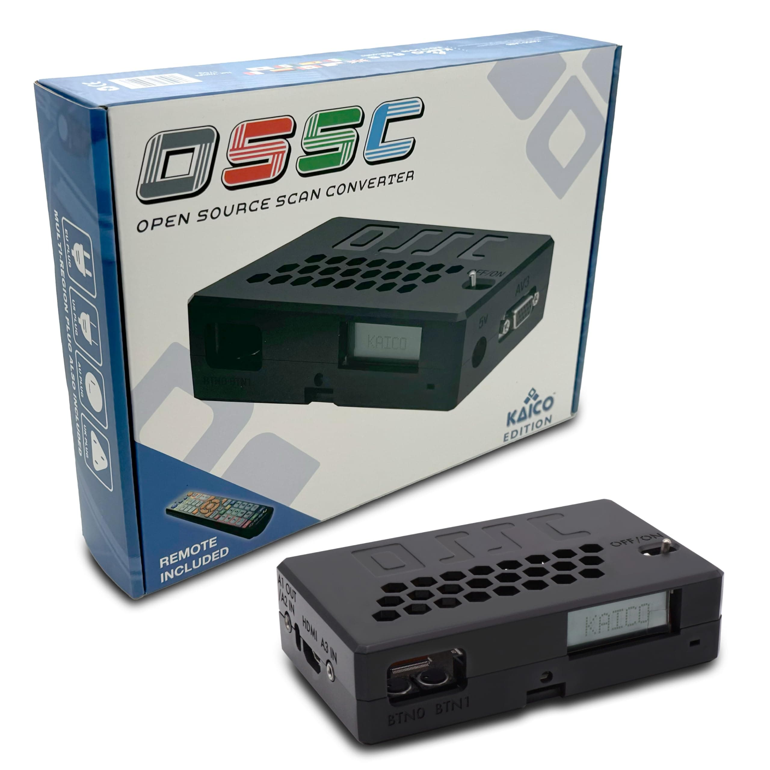 – Edition OSSC Open Source Scan Converter 1.8 with SCART, Component and VGA to HDMI for Retro Gaming. Line Multiplier upscaler Perfect for Zero lag RGB Retro GamingRetro Gaming