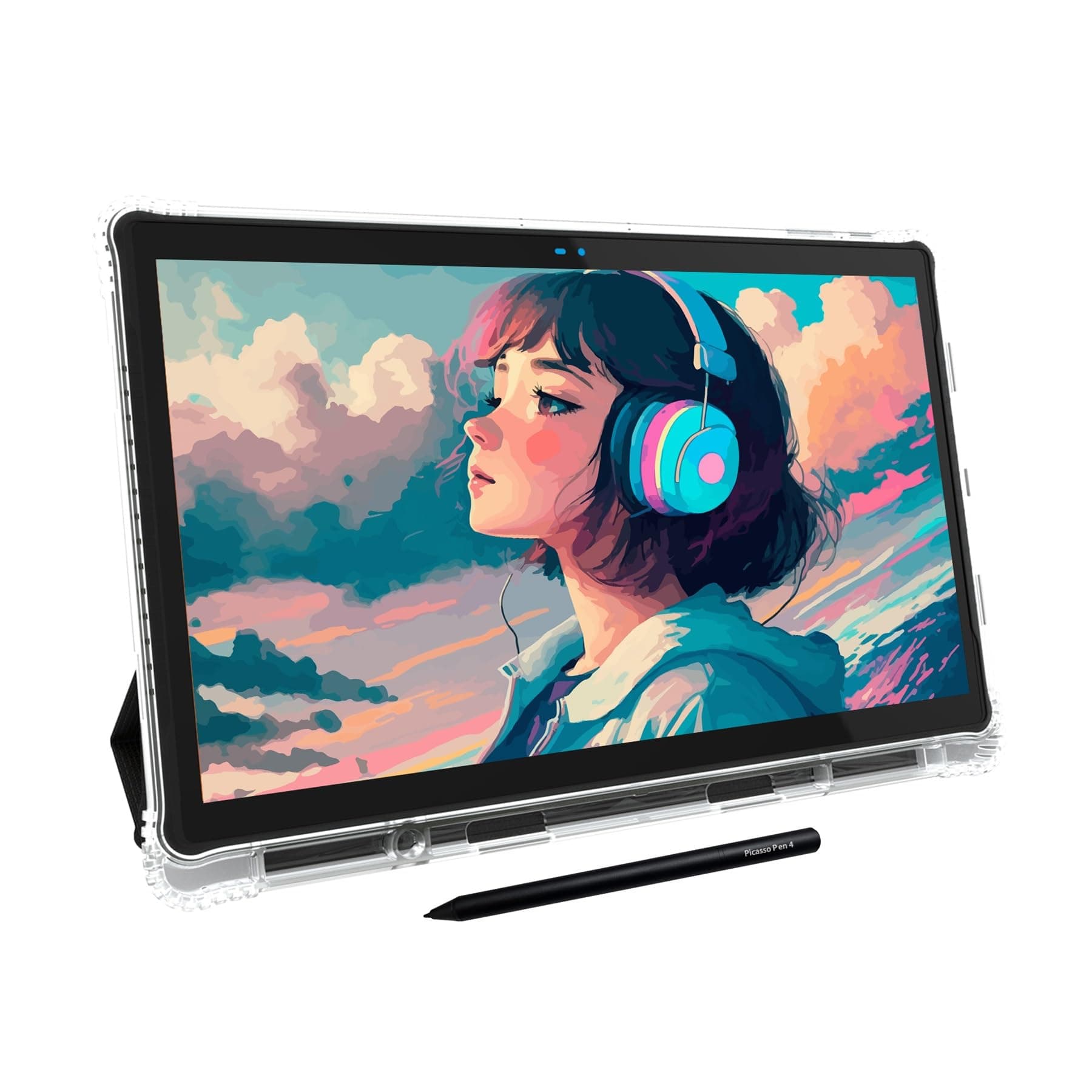 X14 Largest Standalone Drawing Tablet • No Computer Needed • Pro Drawing Apps & Tutorials • 14 Inch Screen • Stylus Pen • Portable • Best Gift for a Digital Graphic Artist • PCX14