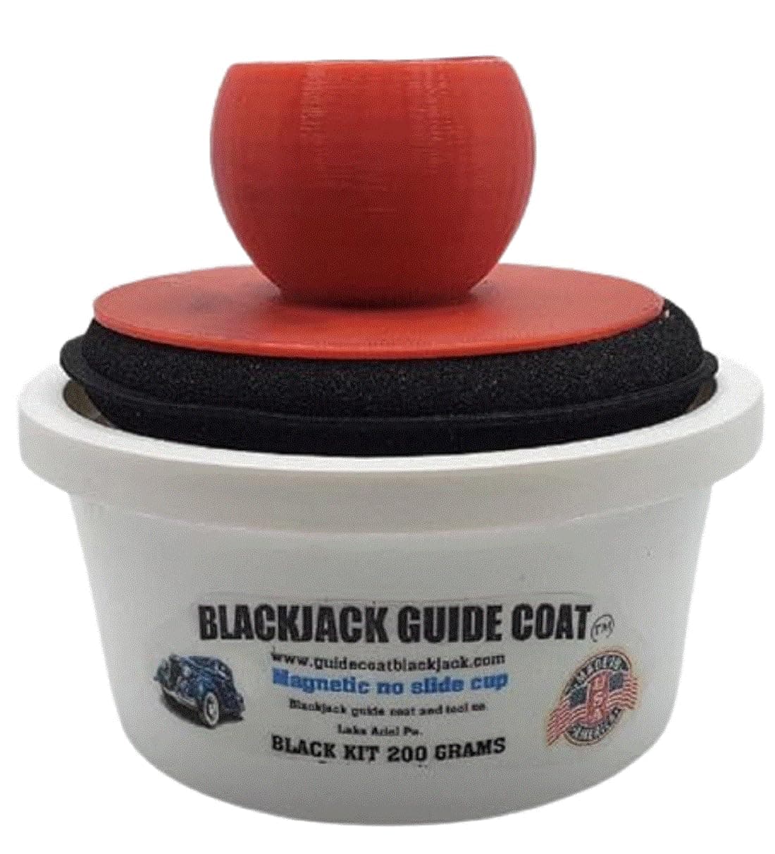 DRY POWDER GUIDE COAT KIT 200 GRAMS BLACK.