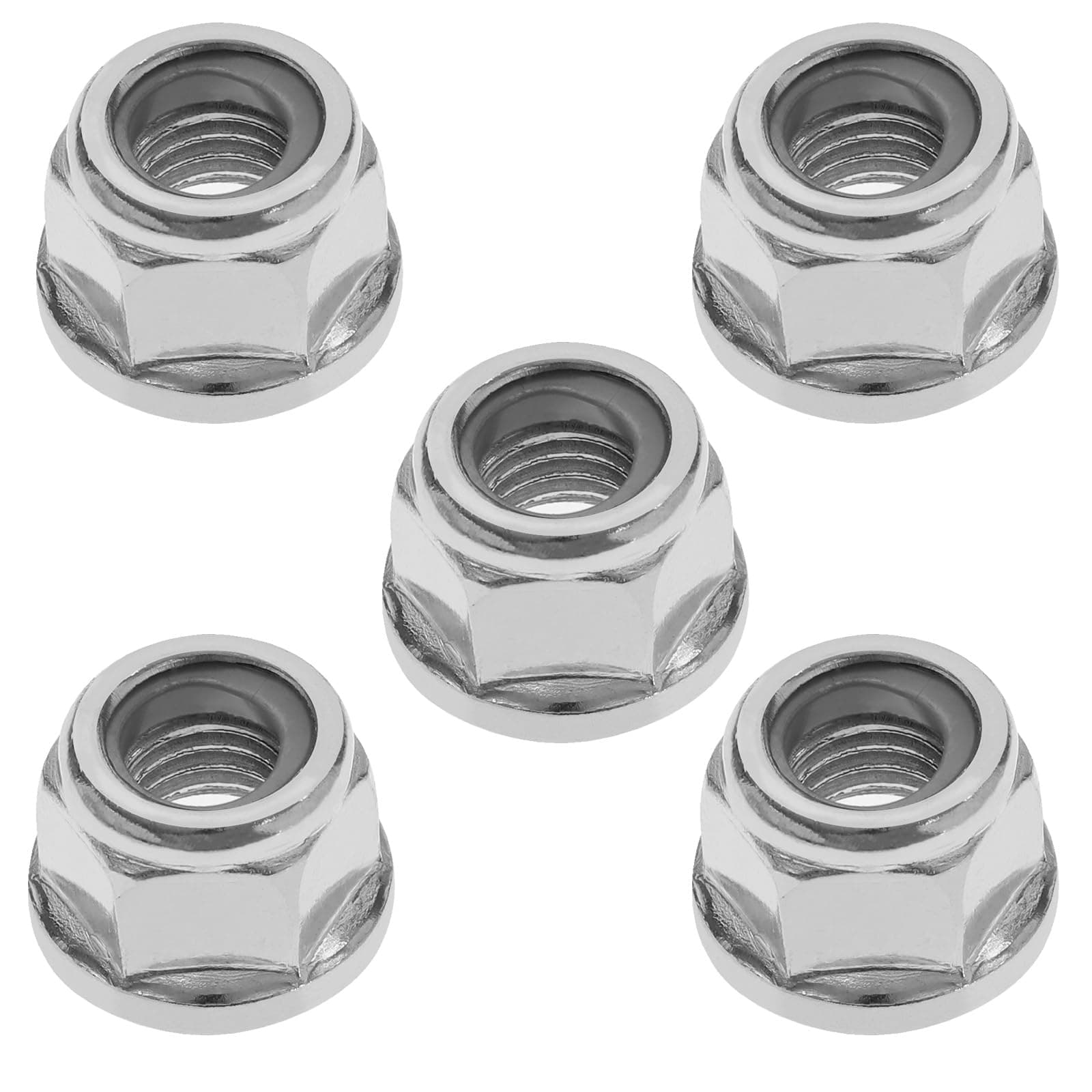5PCS Left Hand Thread Brush Blade Bolt Nut M12x1.5 Compatible with Stihl FS300 FS350 FS400 FS450 FS480 Outdoor Power Tool Accessories