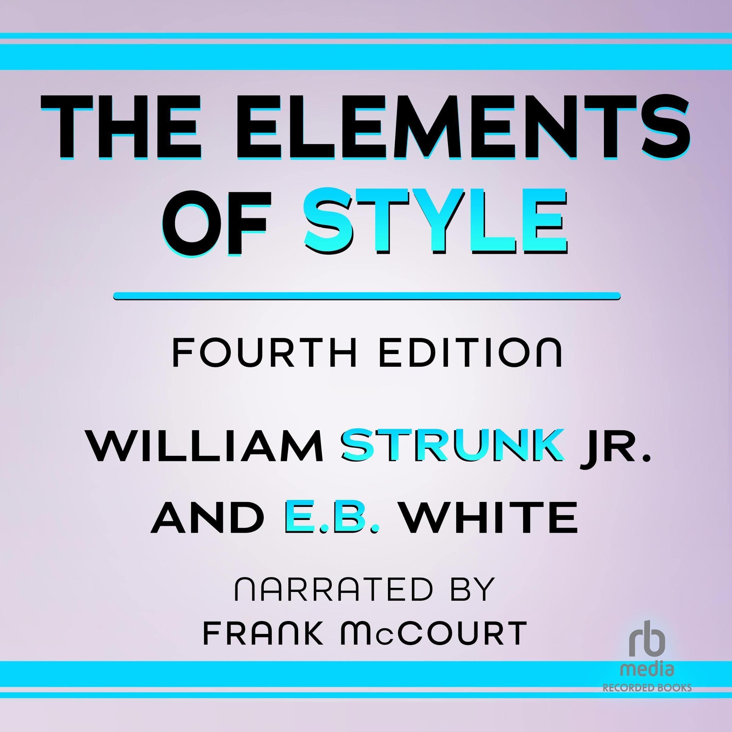 The Elements of Style (Recorded Books Edition)