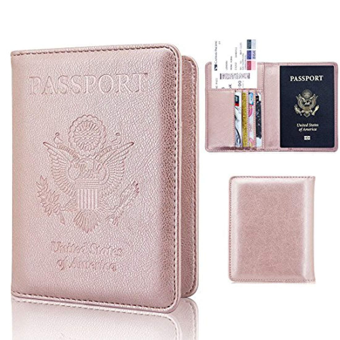 Passport Holder Cover Wallet Leather Card
