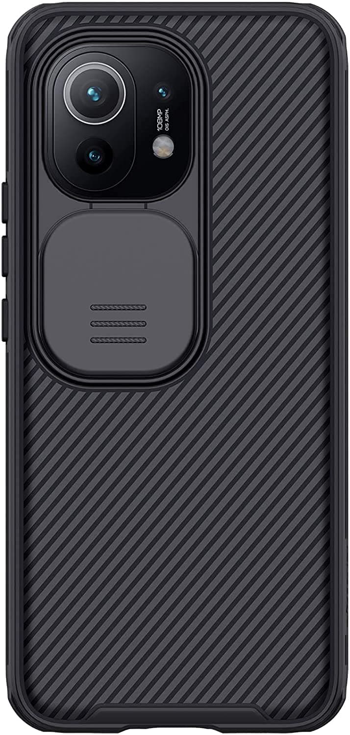 MUZZ Mi 11 Case, Camshield Case with Camera & Privacy Protection | Slide Camera Cover | Slim Fit | Anti Slip | Scratchproof Shockproof Protective Case for Mi 11