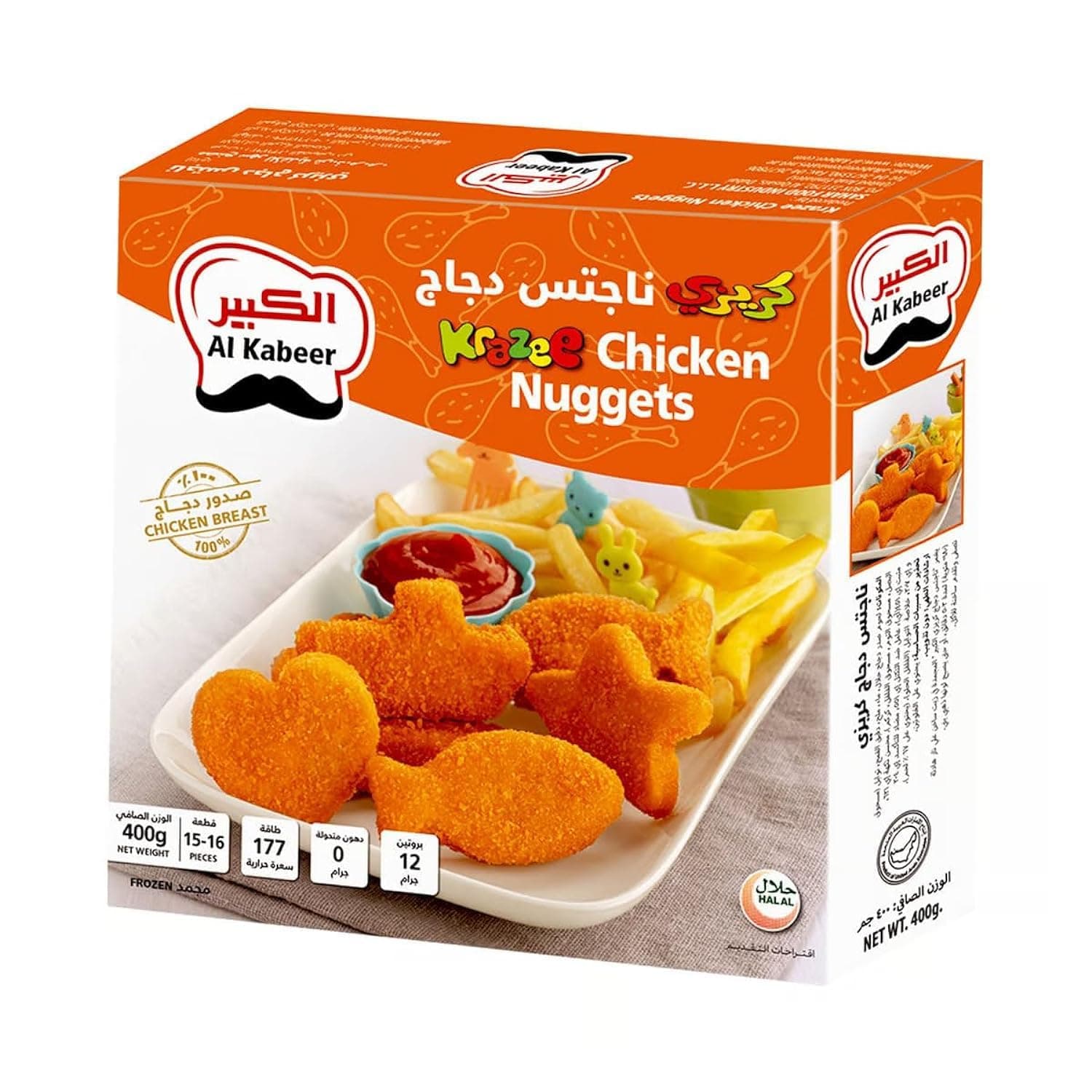 Al Kabeer Krazee Chicken Nuggets 400g
