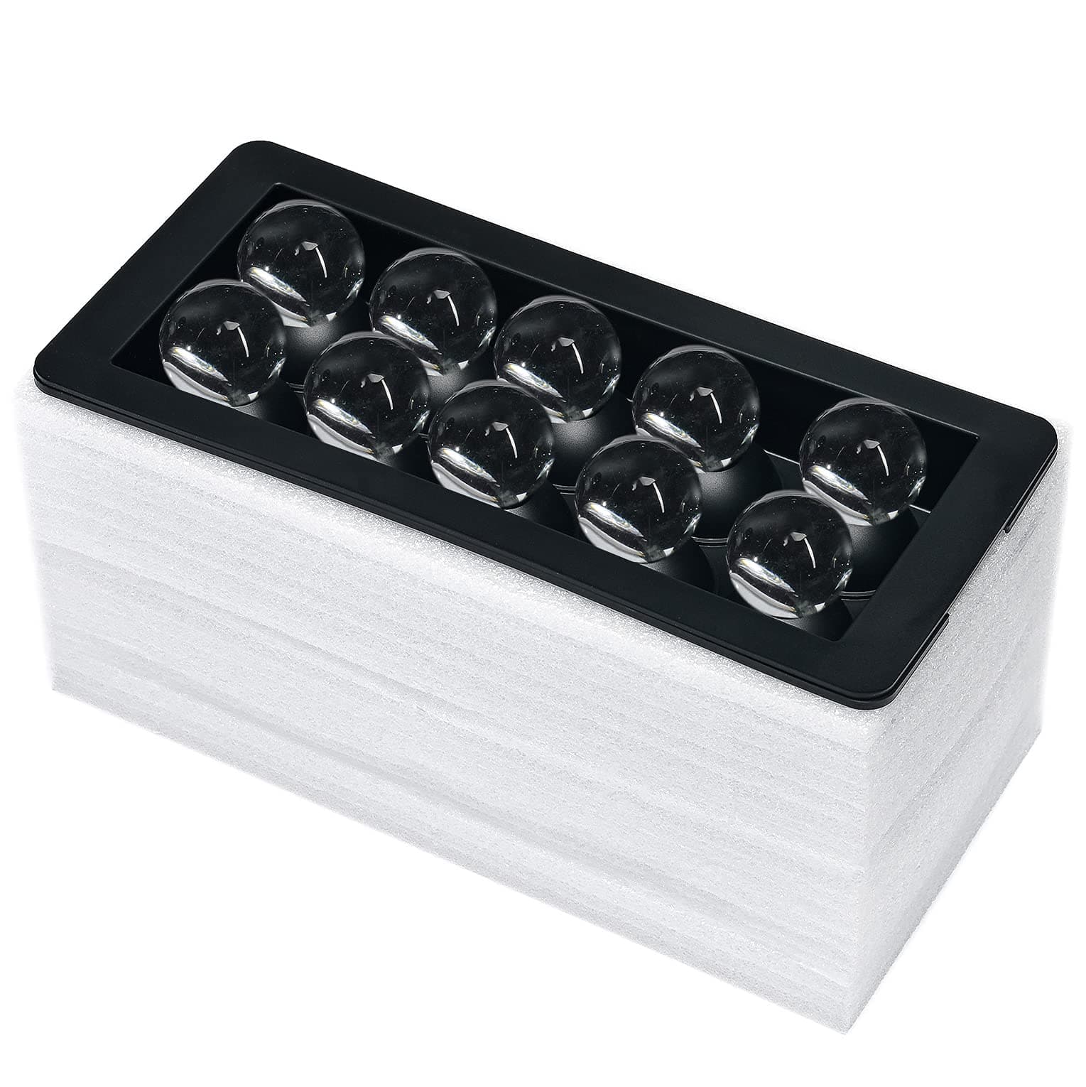 Sphere Clear Ice Cube Tray - Silicone Ice Ball Maker Mold,Crystal Clear Round Ice for Whiskey and Cocktail