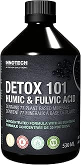 INNOTECH Nutrition: Detox 101 with Humic and Fulvic Acid, Acai Green Tea- 500ml