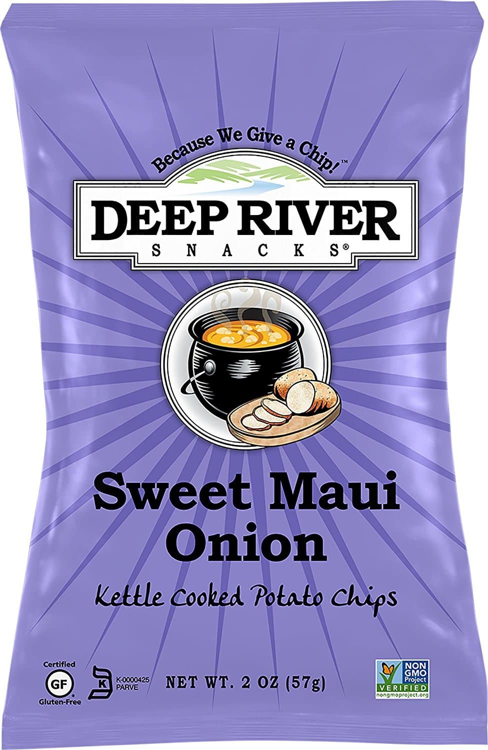 Kettle Chips, Sweet Maui Onion, 24 Count