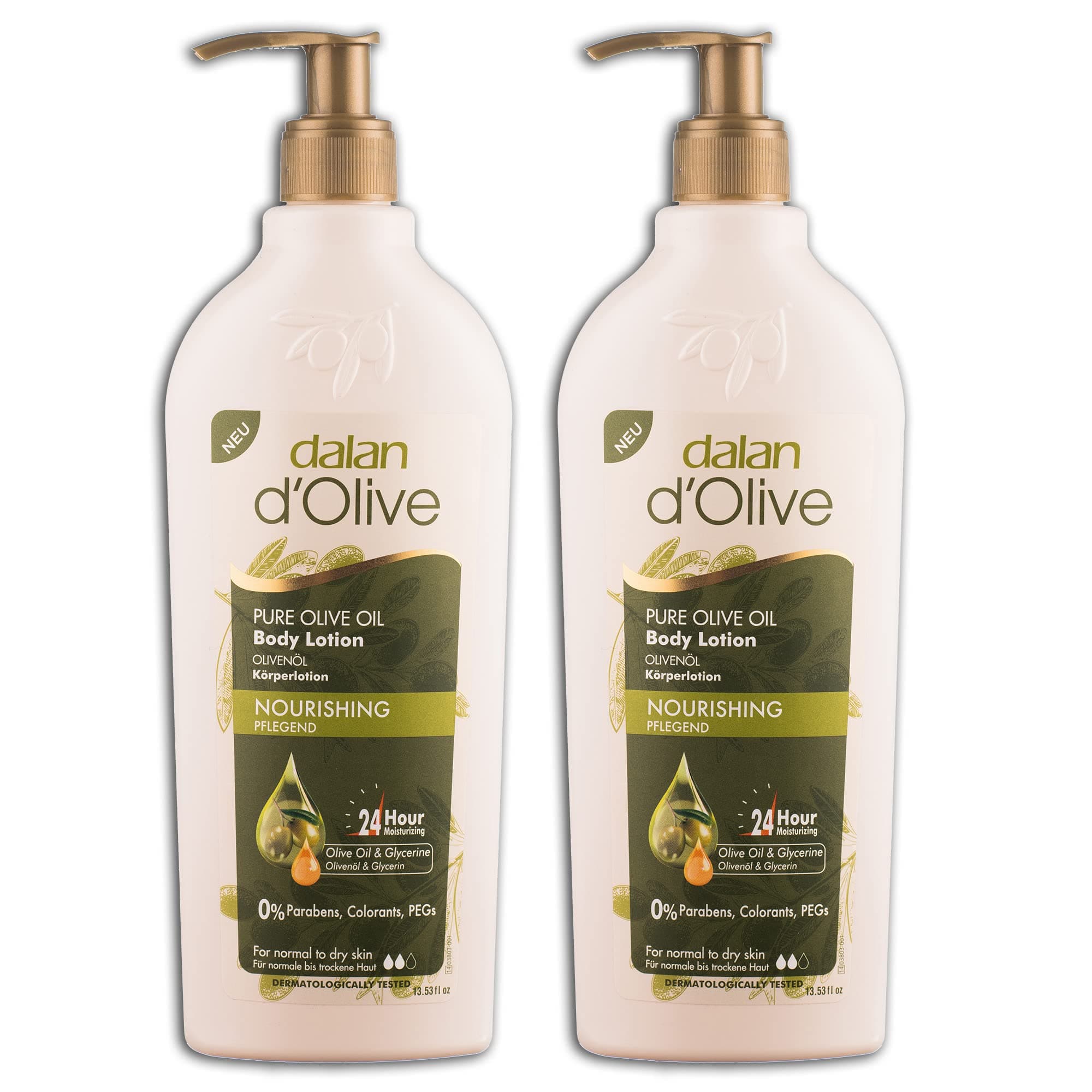 Dalan d'Olive Body Lotion, 2 x 400 ml (Pack of 2)