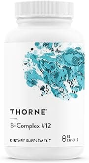 THORNE B-Complex #12 - Vitamin B Complex with Active B12 and Folate - 60 Capsules