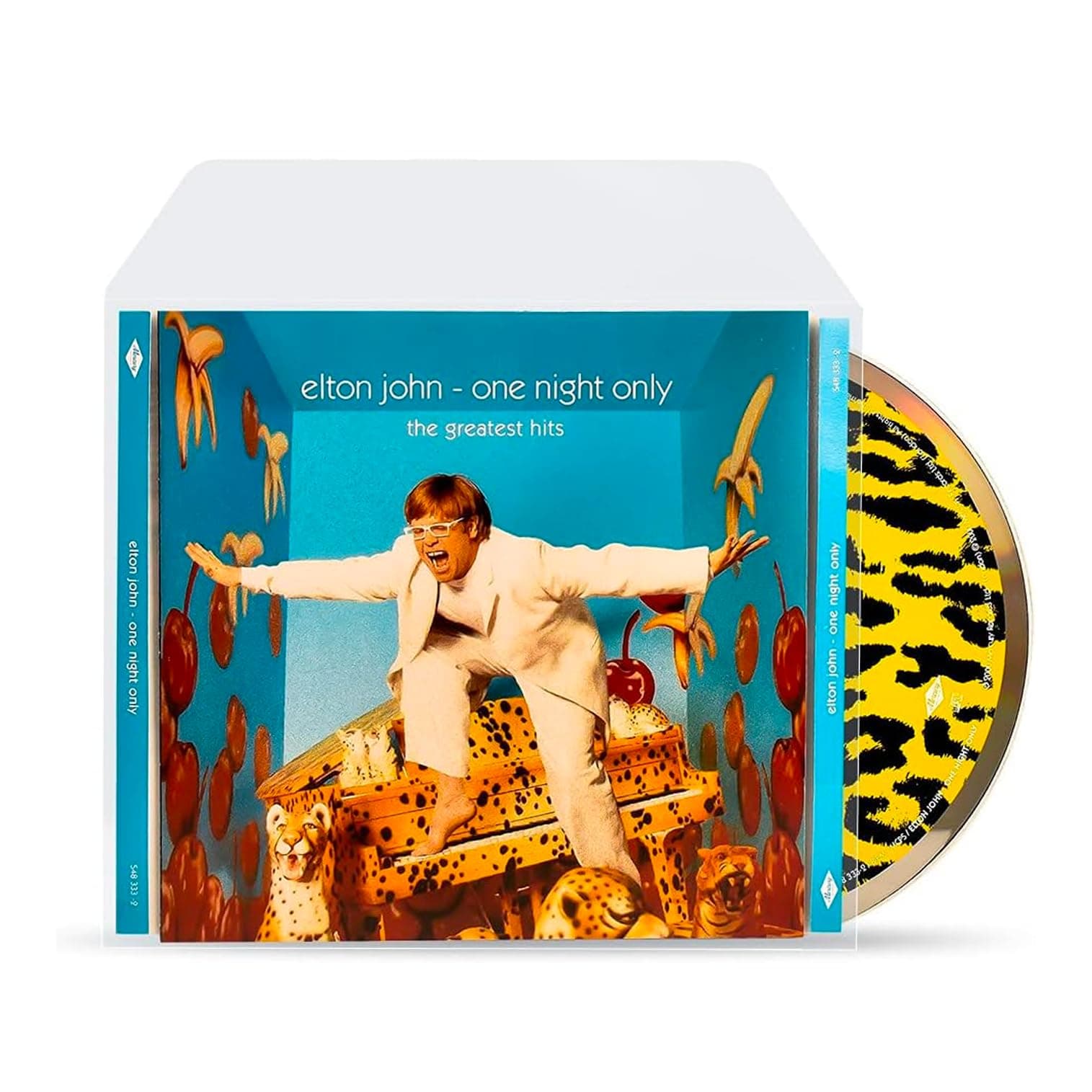 TARIFOLD CD Protective Sleeves with Closing Flap, 100/Pack (10292), Orange, Space-Saving Design, Holds 100 CDs, Home & Office Storage