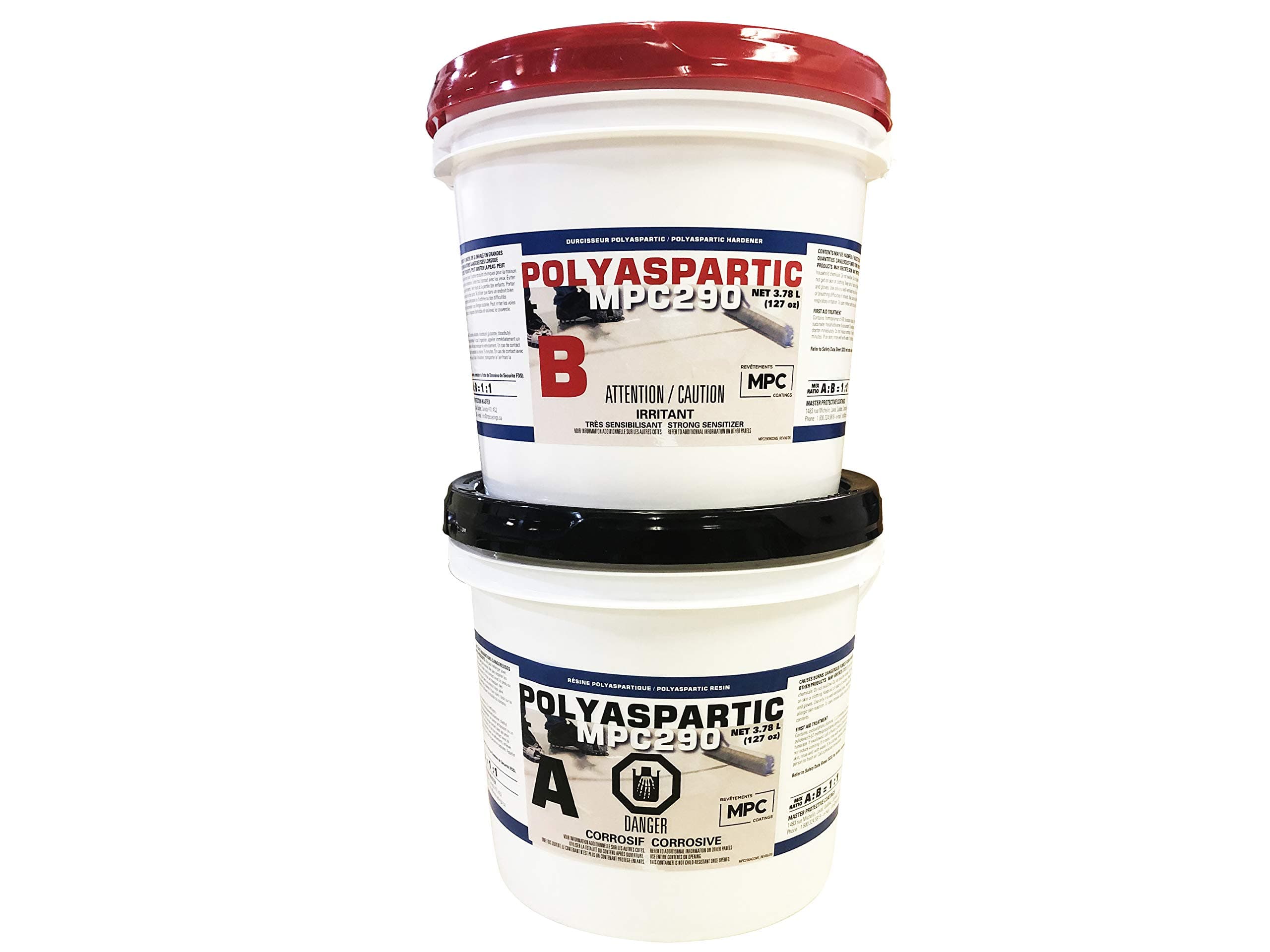 - Master Protective Coatings MPC Polyaspartic Polyurea Coating System, Thin, Clear Coating (MPC-290)