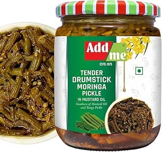 Homemade Tender Drumstick Moringa Pickle in Mustard Oil 500g sehjan ka achar 500gm Glass Pack