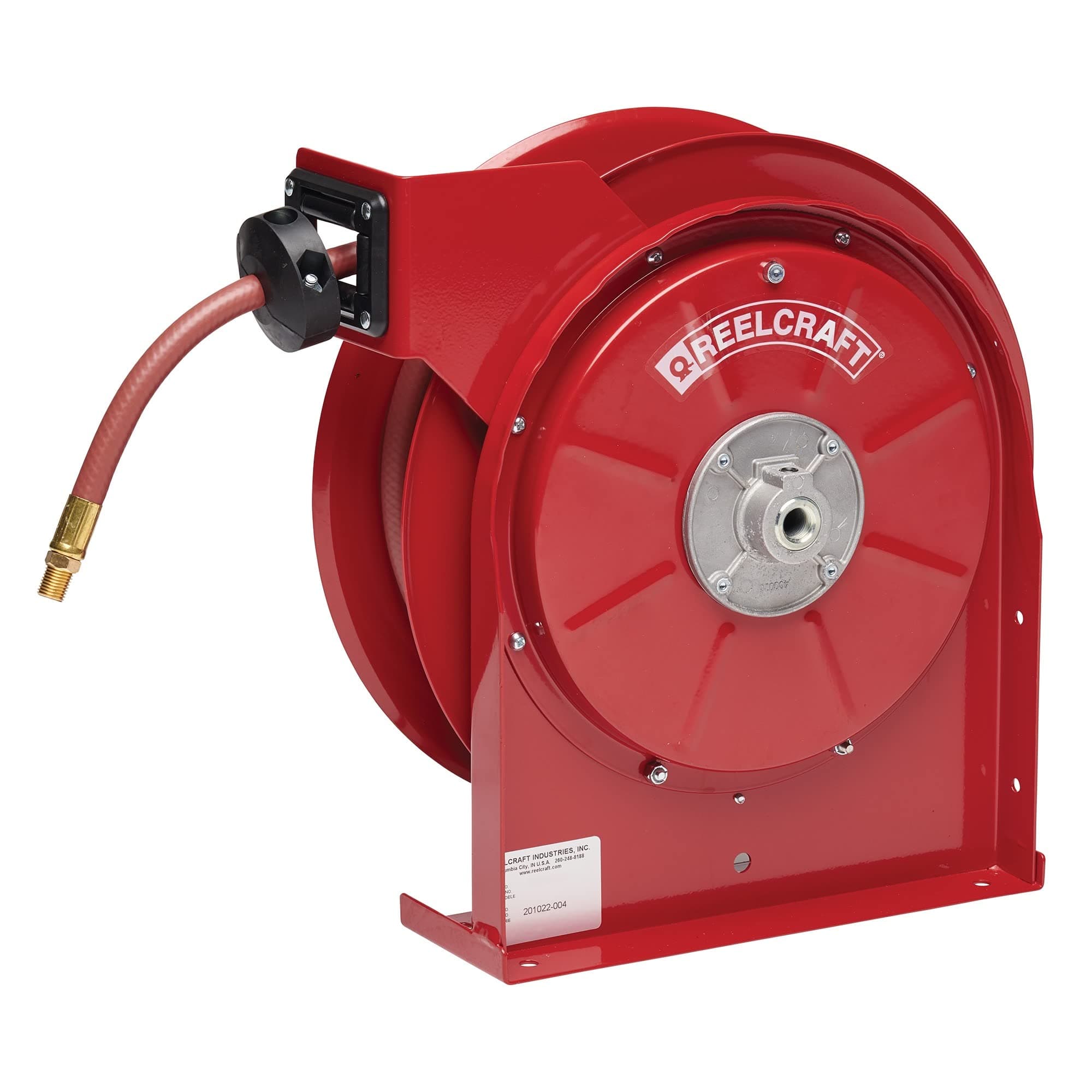 5635 Premium Duty Spring Retractable Hose Reel, Spring Driven Hose Reel for Air and Water, ⅜” x 35’