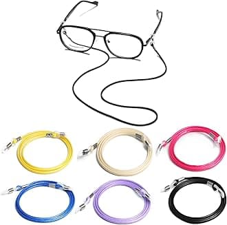 VOOGLASS Glasses Strap,Securely Keep Your Eyeglasses Around Your Neck, Practical Sunglasses Holder Strap for Men Women