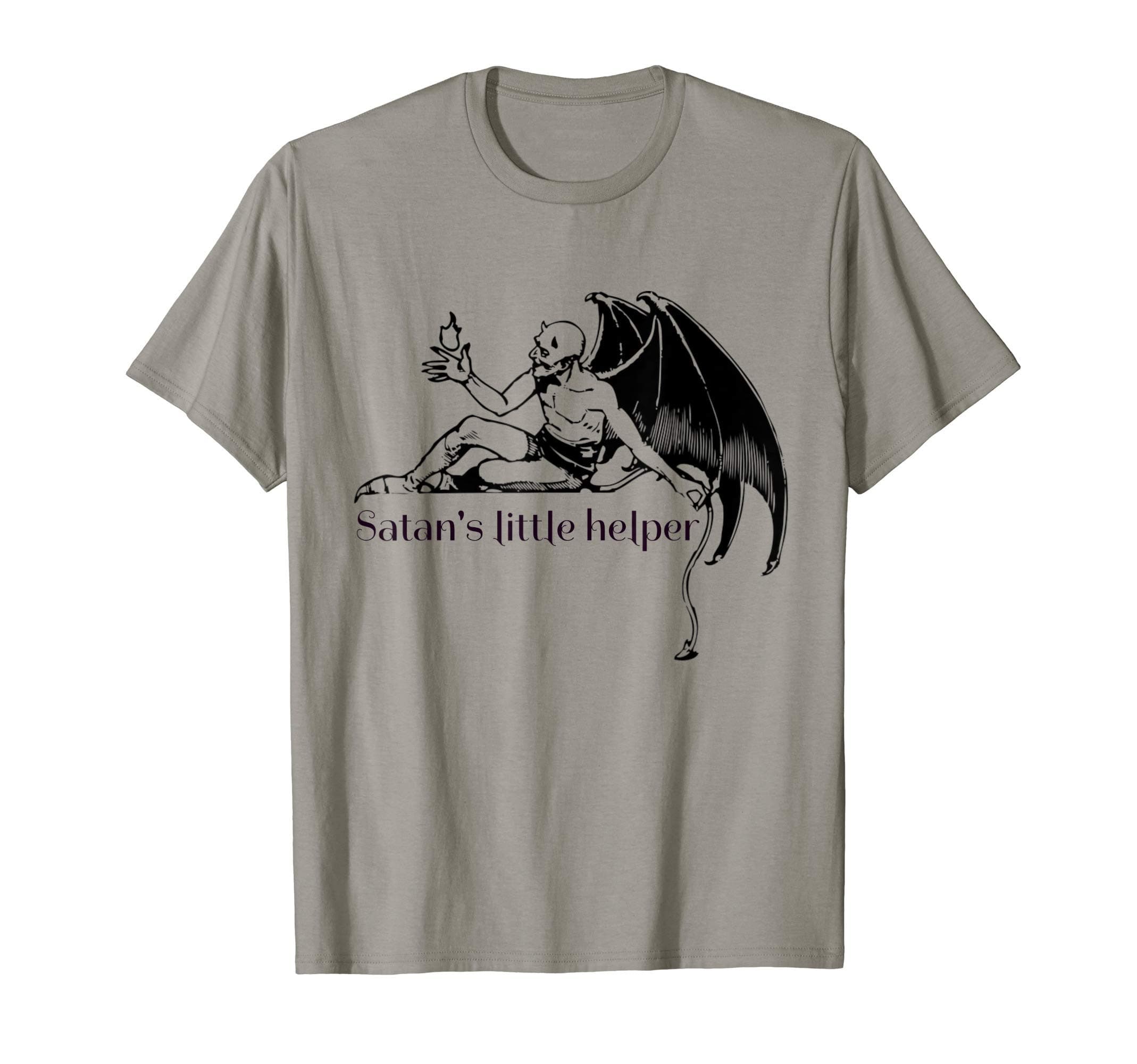 Satan's Little Helper Devil with Bat Wings Year 'Round T-Shirt