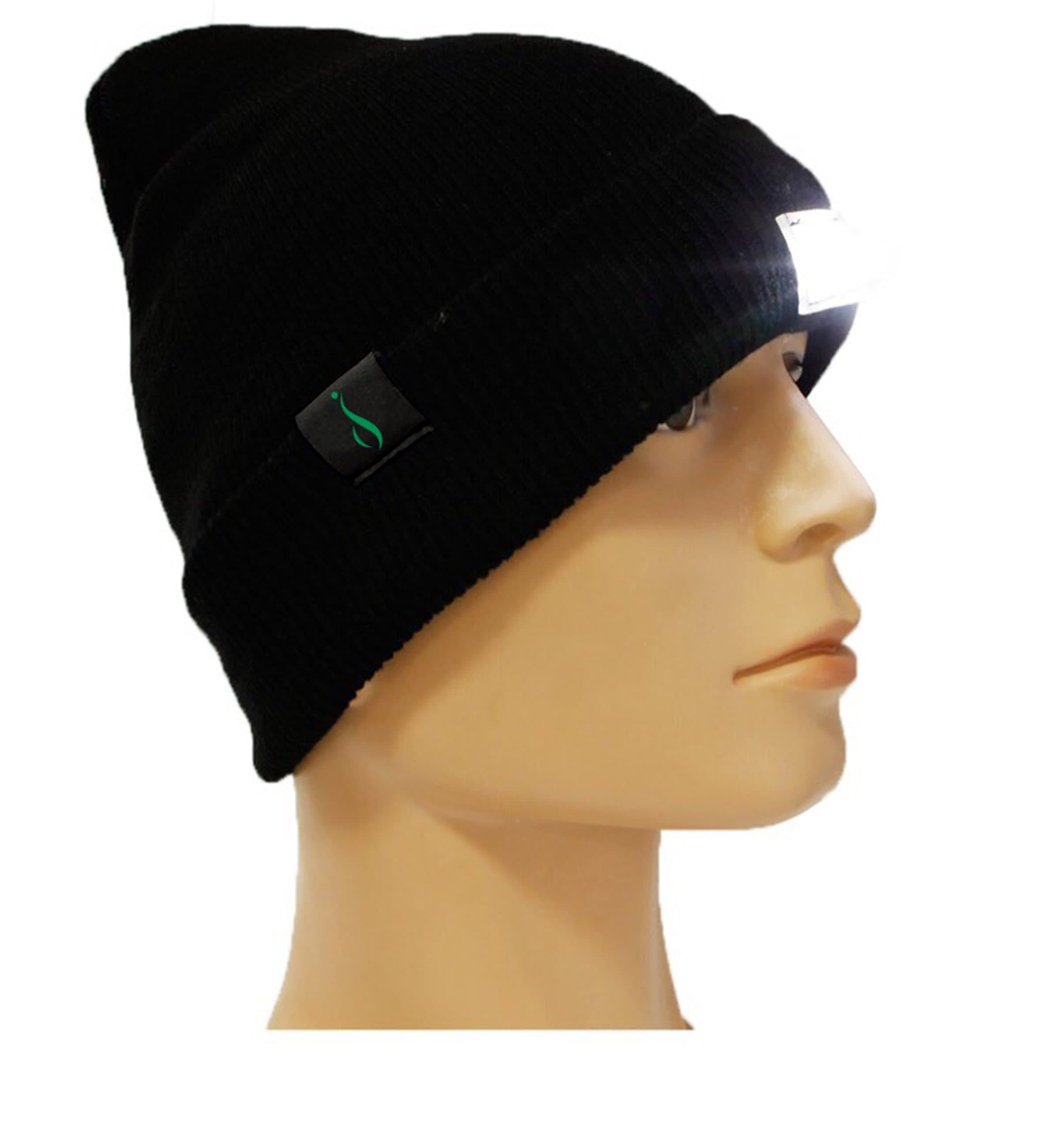 Extremely Bright LED Lighted Beanie, Cap, Hat! Unisex! Perfect Hands Free Flashlight for Jogging, Dog Walking, Hunting, Camping, Grilling, and More