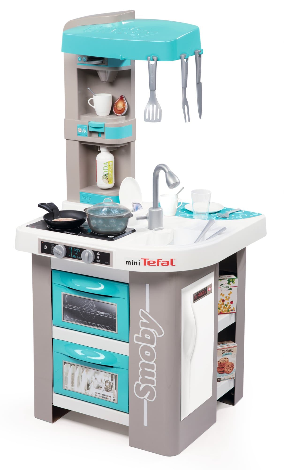 Smoby 311023 Tefal Studio Bubble Play Kitchen, Blue