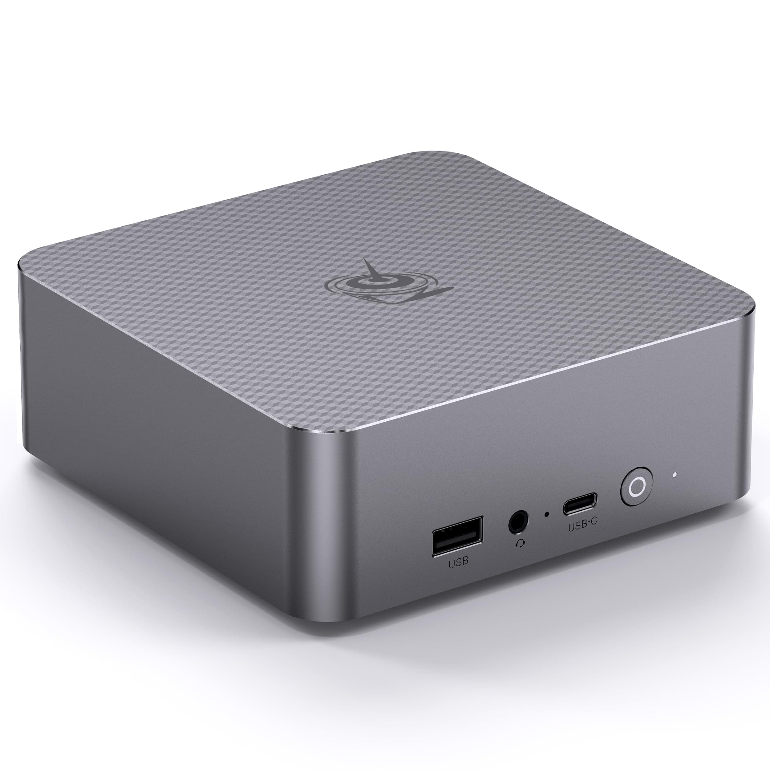 Mini PC EQi12, Intel Core 1220P(Max 4.4GHz 10C/12T), 16GB DDR4 500GB PCle4.0 SSD Mini Computers,Dual LAN/Wifi6/BT5.2,Dual 4K Display,Built-in Power Supply Office PC
