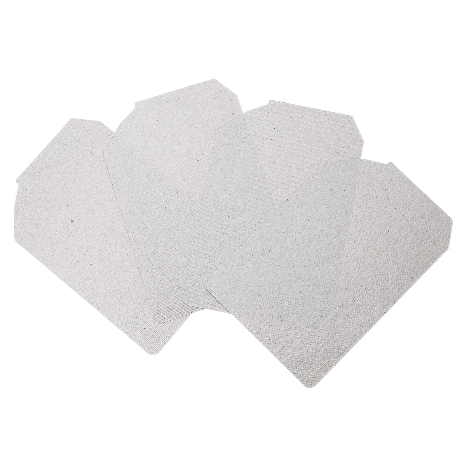 4Pcs Waveguide Covers Mica Plates Sheet Microwave Oven Magnetron Protective Cover Repairing Part Compatible with Panasonic 125mm x 84mm