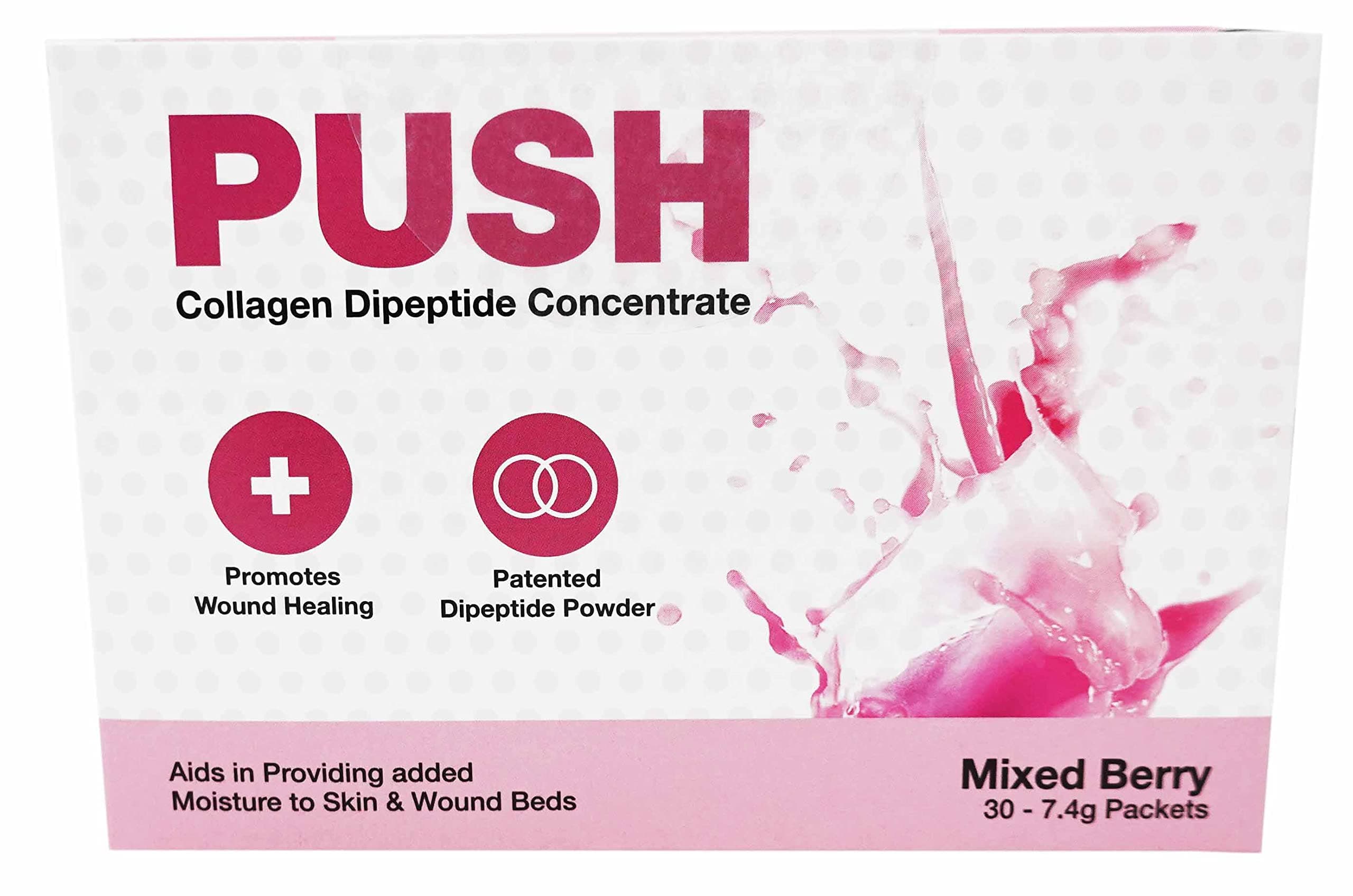 Push Collagen Dipeptide Concentrate - Mixed Berry Flavor