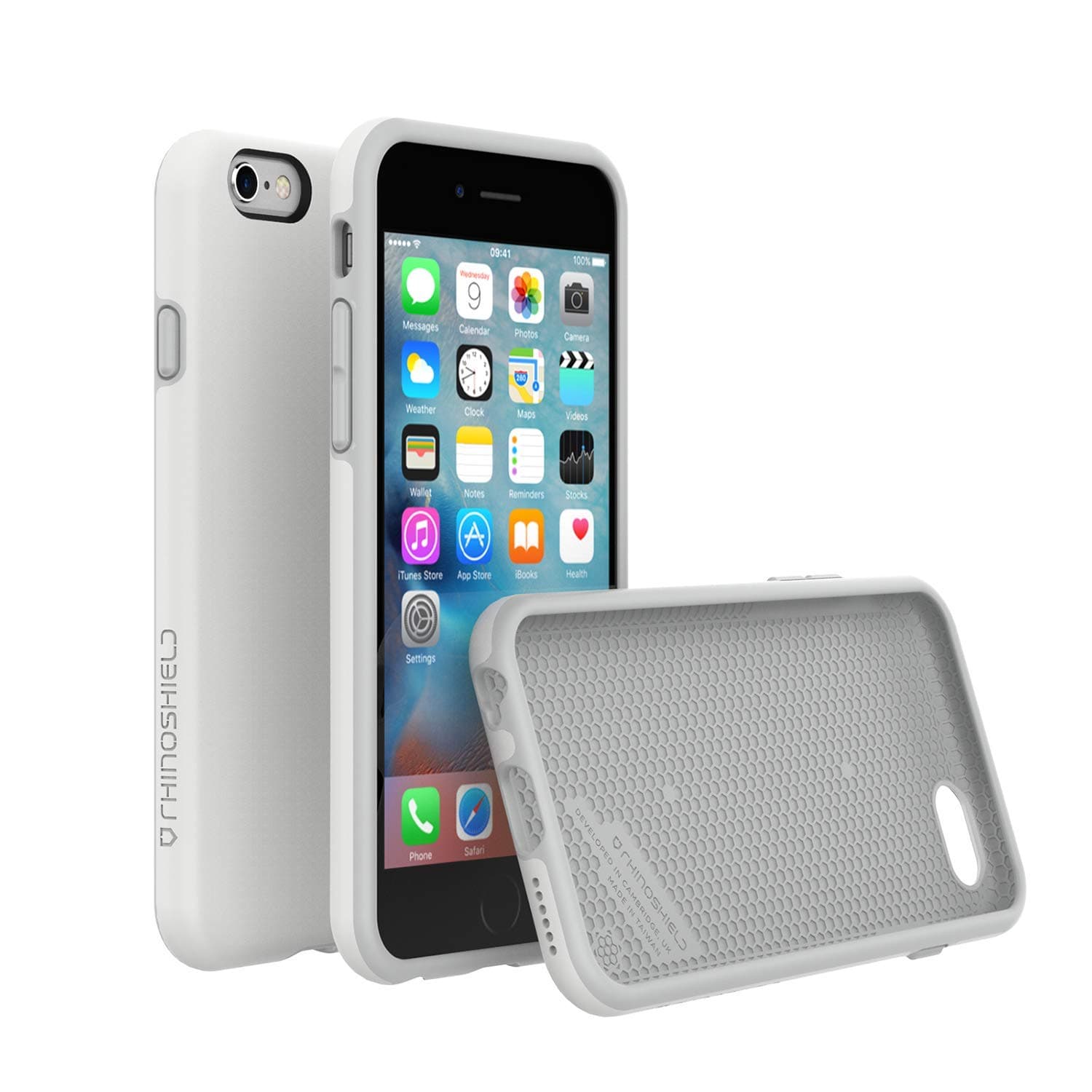 iPhone 6s Case, RhinoShield [PlayProof] Heavy Duty Shock Absorbent [High Durability] Scratch Resistant. Ultra Thin 11ft Drop Protection Rugged Cover for Apple iPhone 6 / 6s [White]