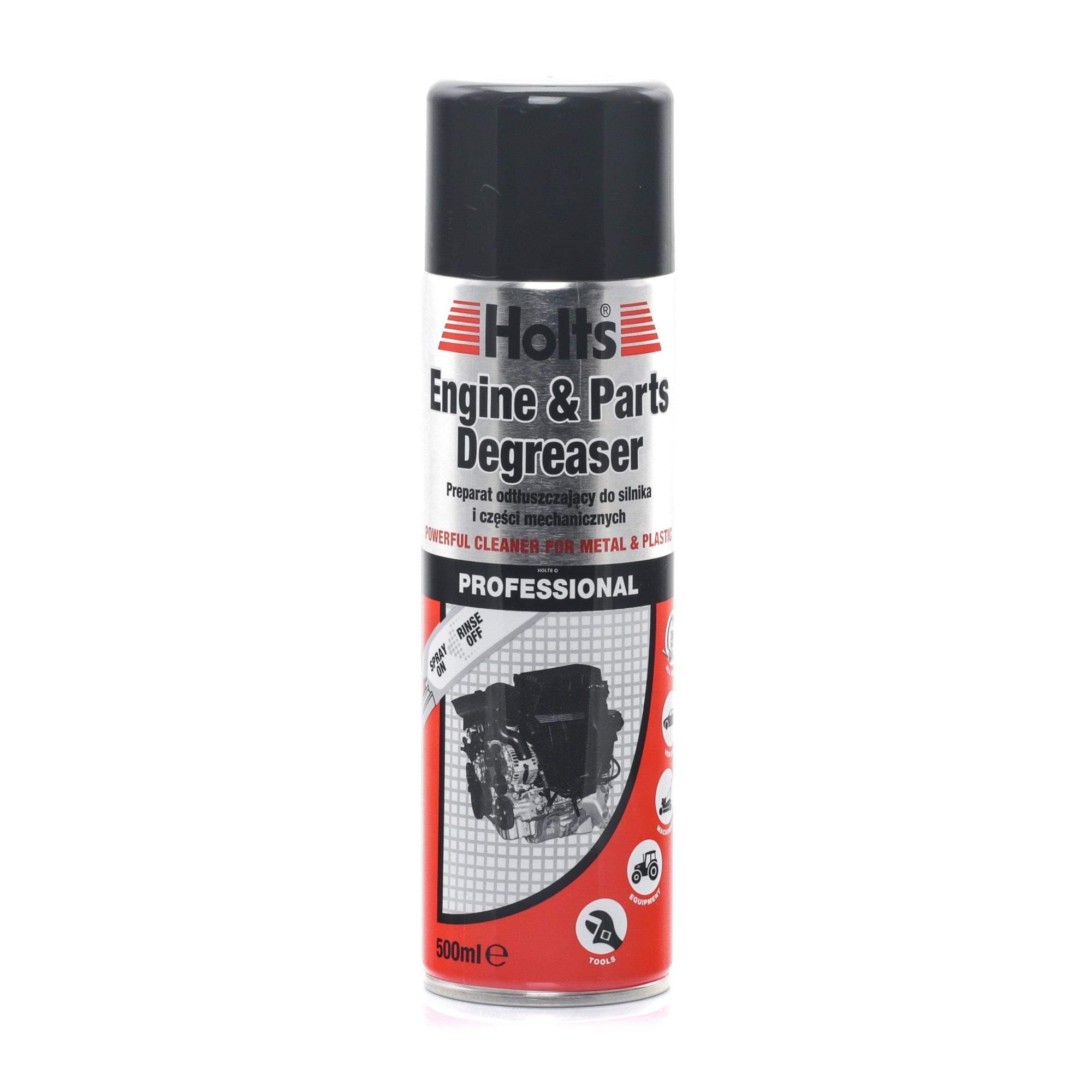 Holts Engine Degreaser Spray, Engine Cleaner Degreaser, Professional Quality Engine & Parts Degreaser, Removes Dirt, Grease & Oil, Car Degreaser To Clean Any Surface, 360° Spray, 500ml