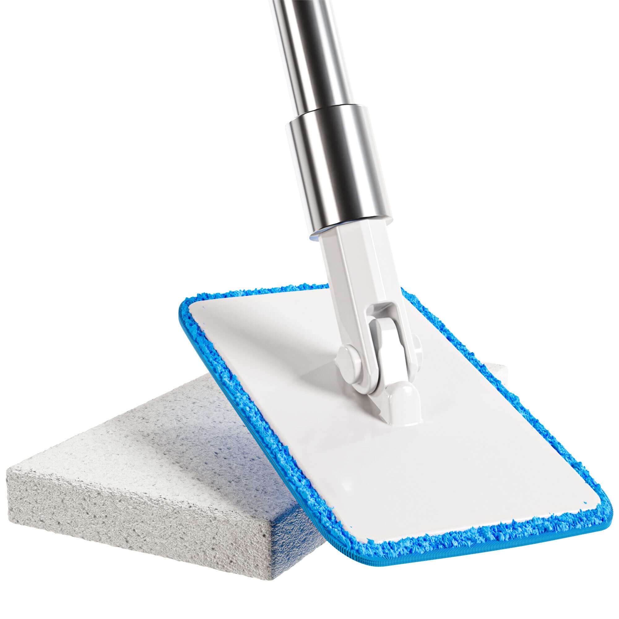 Wall Cleaner & Baseboard Cleaner with Handle—Wall Mop Cleaner & Baseboard Cleaner Mop for Easy Cleaning—Wall Cleaning Mop & Cleaning Tools for Baseboards + Cleaning pad & Microfiber Mop Cleaning Head