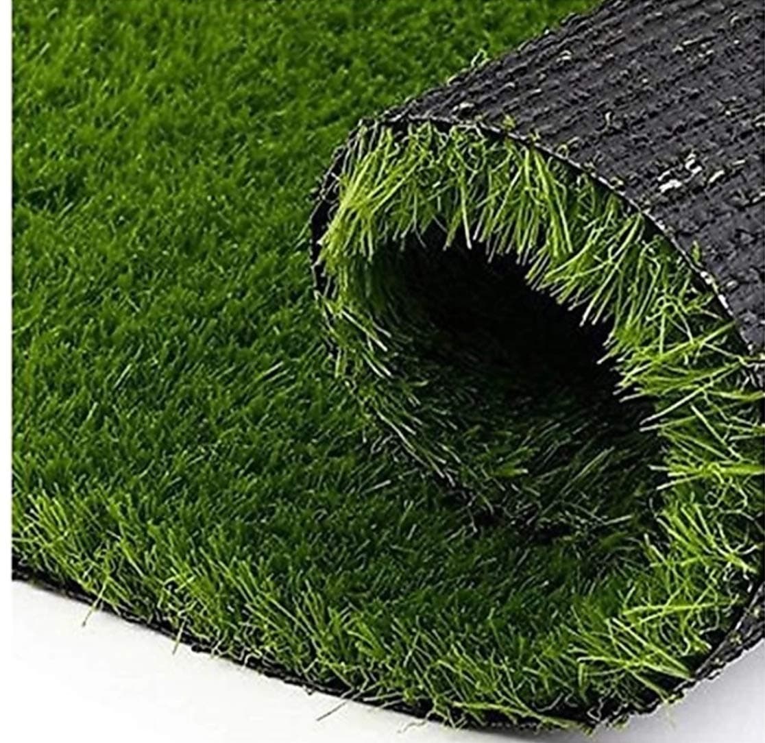 Comfy Home Artificial Grass Door mat (1 ft x 10 ft) - Green, 1 Piece