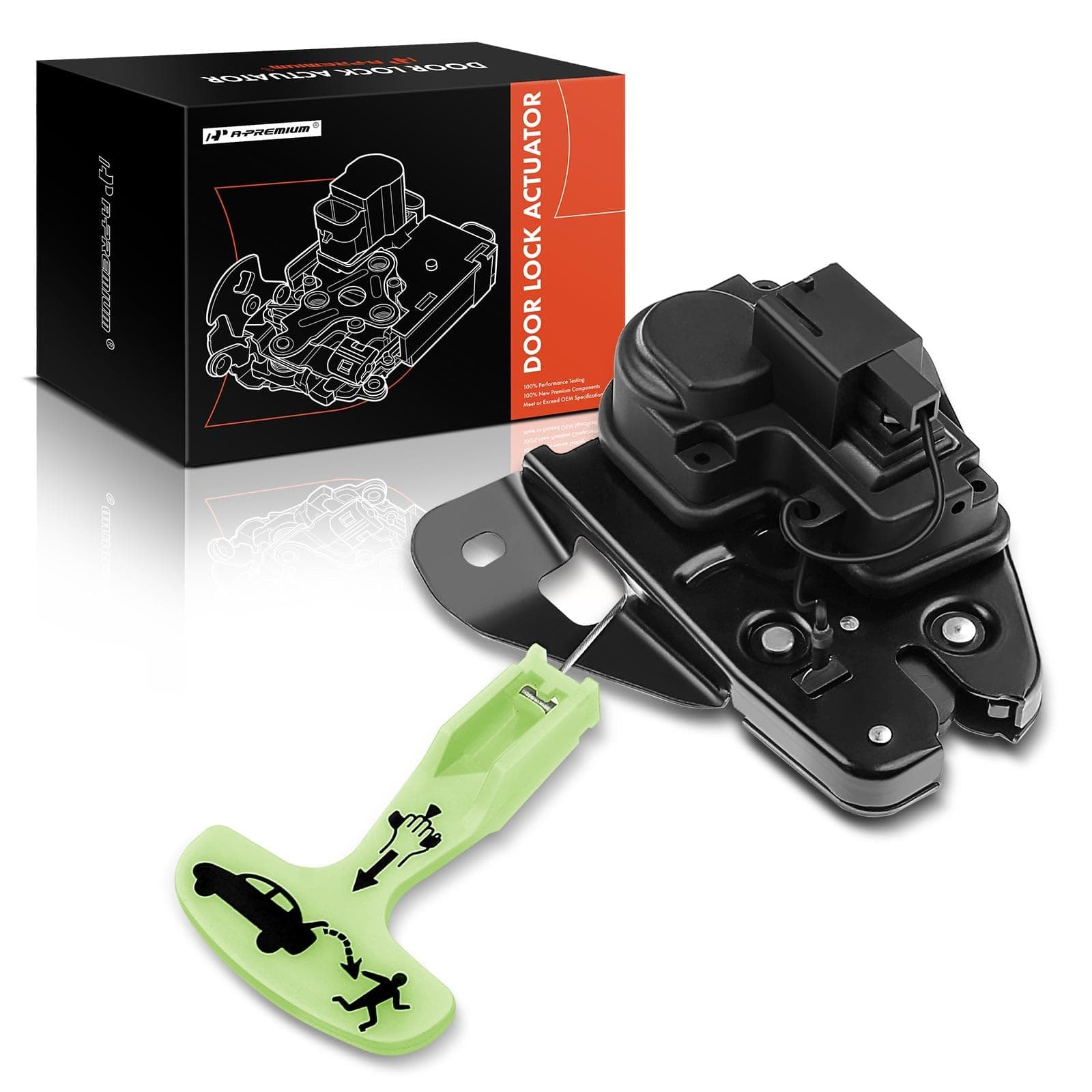 A-Premium Rear Tailgate Lock Actuator Compatible with Chrysler 300 2005-2018 Dodge Dart 2013-2016 Avenger 2008-2014 Charger Challenger 2008-2018