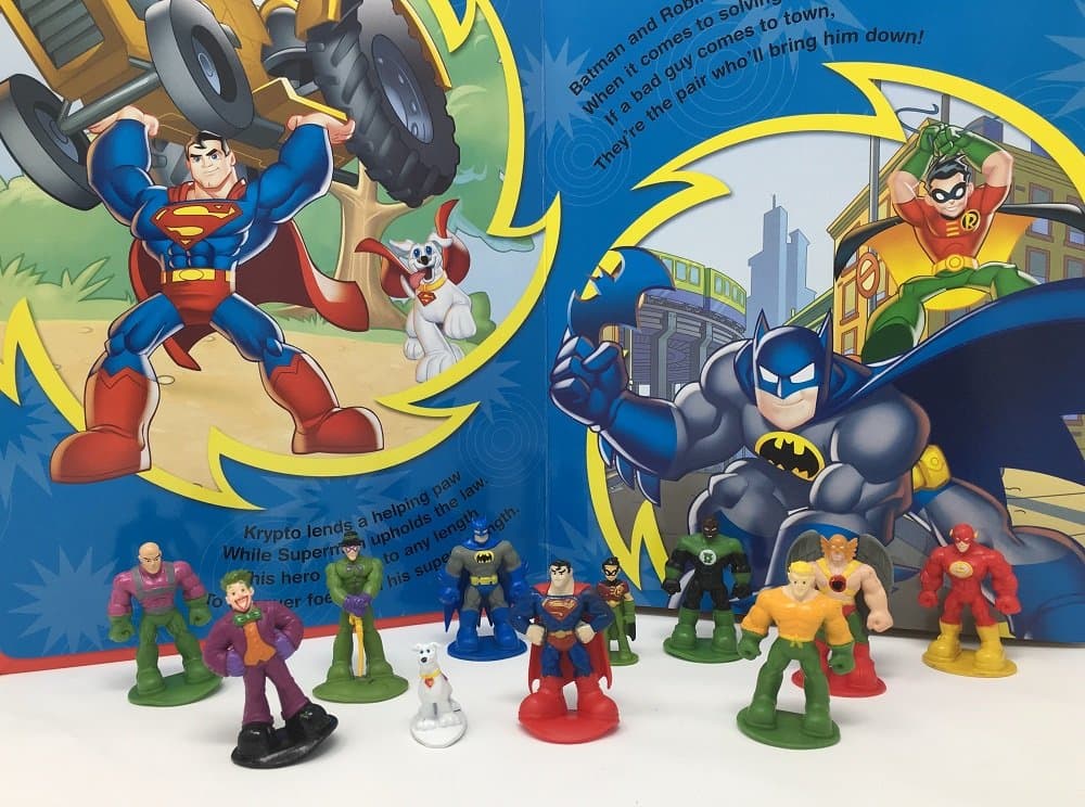 DC Super Hero Mini Cupcake Toppers 11 Piece Set