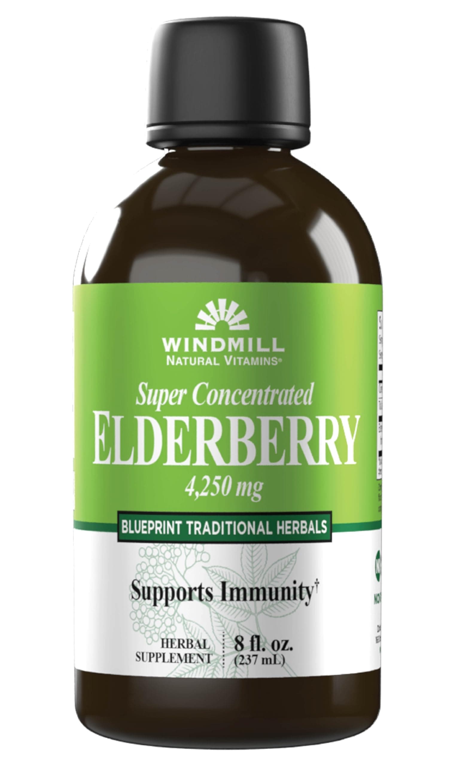 Windmill Super Concentrated Black Elderberry (Supports Immunity)8OZ