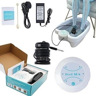 Healifeco Ionic Foot Spa at Home Detox and Cleanse - Ionic Foot Cleanse Ion Detox Foot Bath Machine, Ion Detox Foot Bath Kit, Relaxed and Relieved Your Feet
