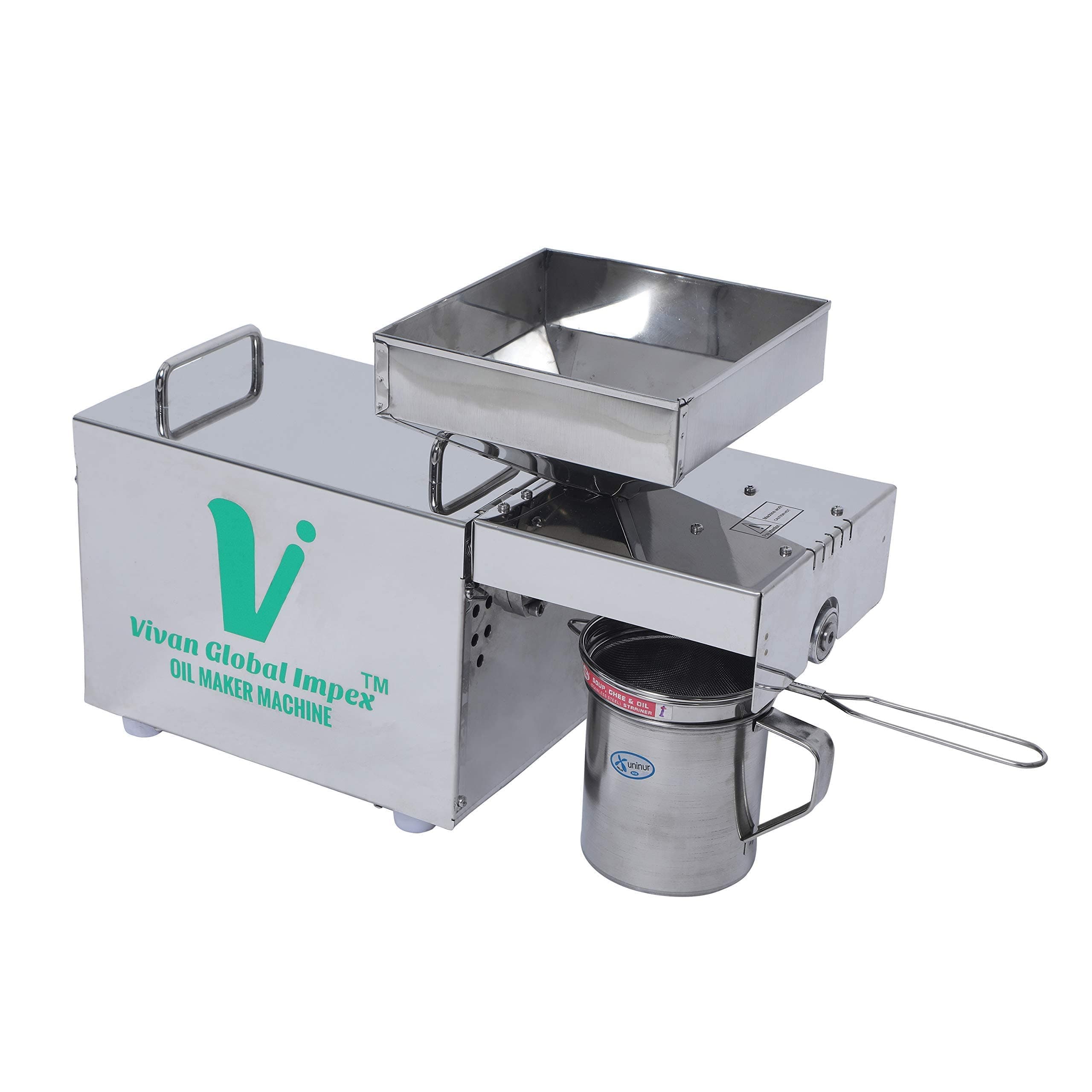 VIVAN GLOBAL IMPEX 110W Oil Maker Machine, Silver