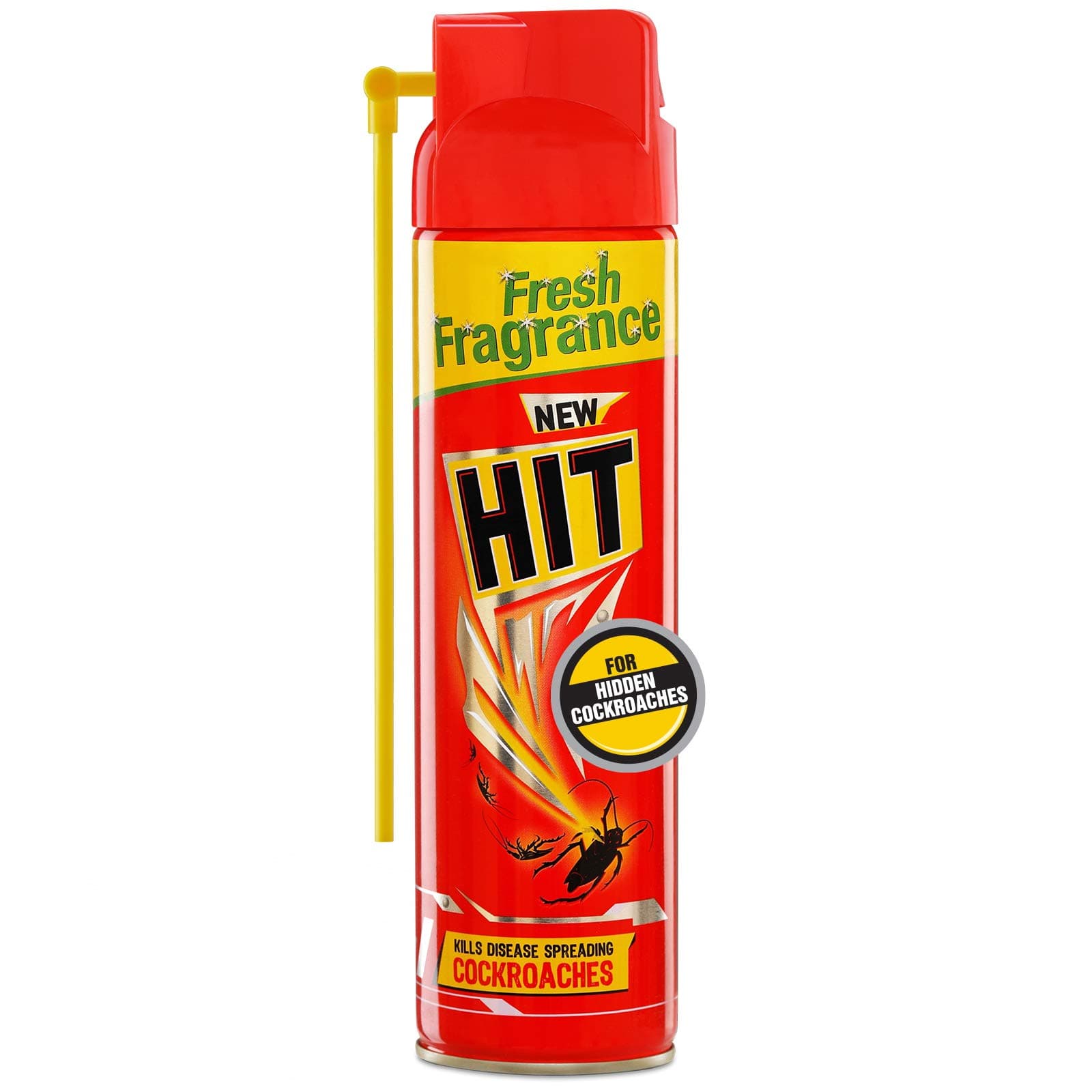 HIT Spray - Crawling Insect Killer (200ml) - Instant Kill, Deep-Reach Nozzle, Fresh Fragrance, Pack of 1