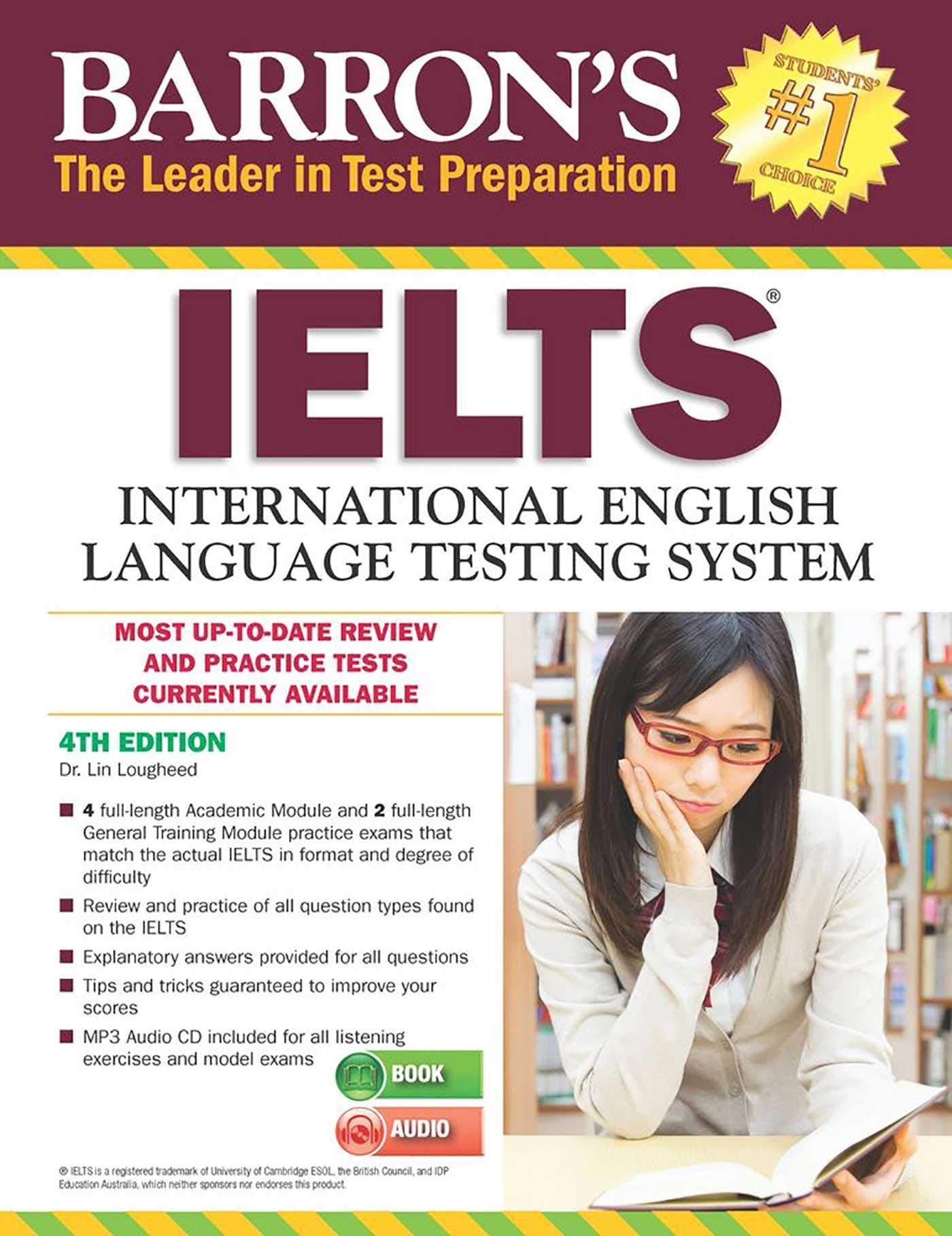 Barron's IELTS with MP3 CD Paperback – 1 April 2016
