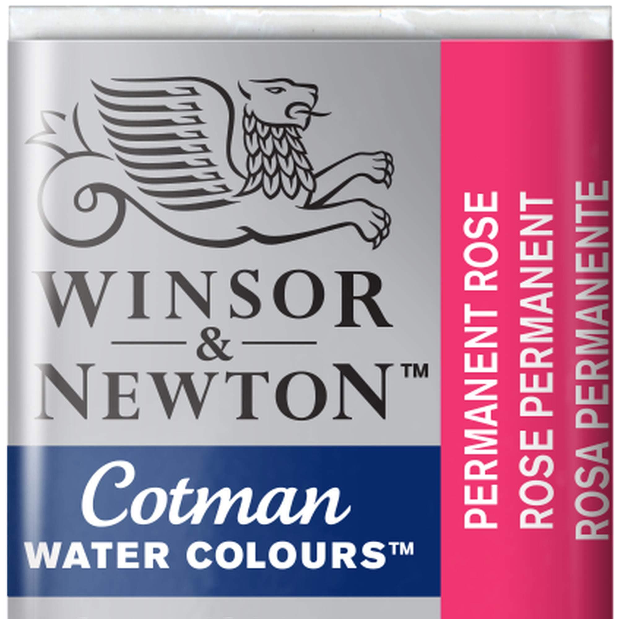 Winsor and Newton Cotman Half Pan Permanent Rose