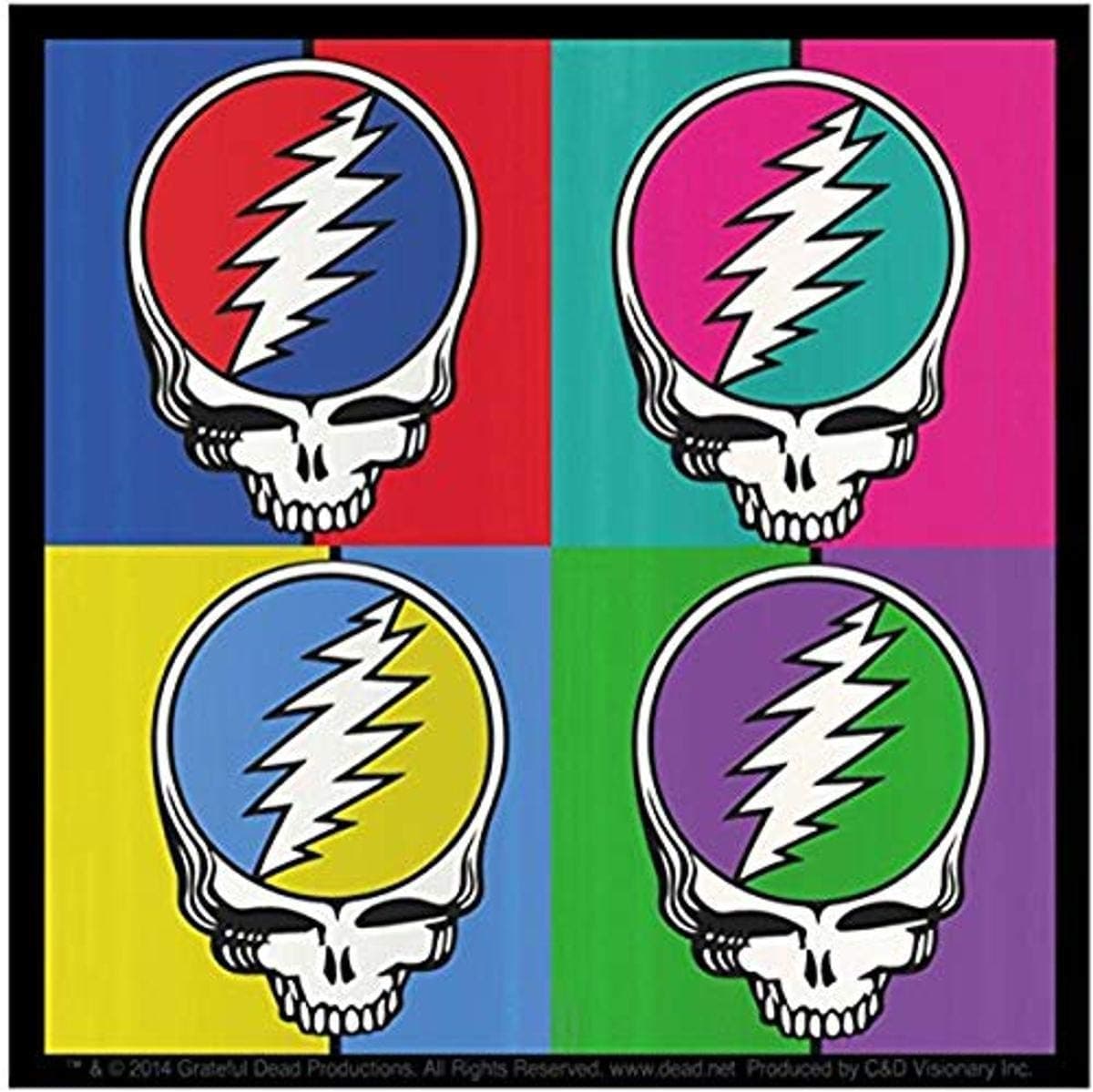 C&D Visionary Grateful Dead SYF 4 Square Sticker