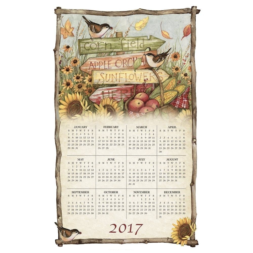 2017 Natures Palette Kitchen Towel Calendar