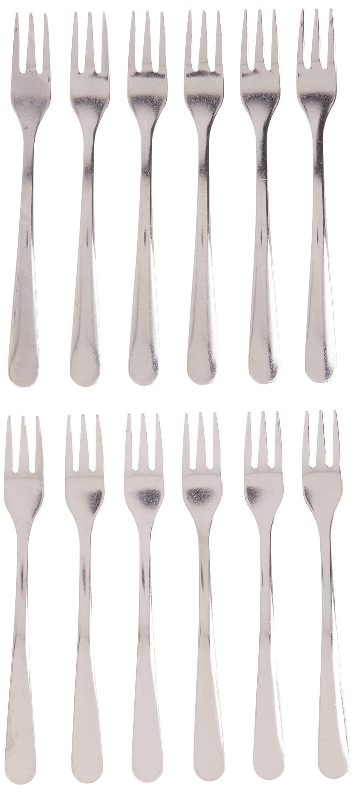 Winco 12-Piece Windsor Oyster Fork Set, 18-0 Stainless Steel, Silver