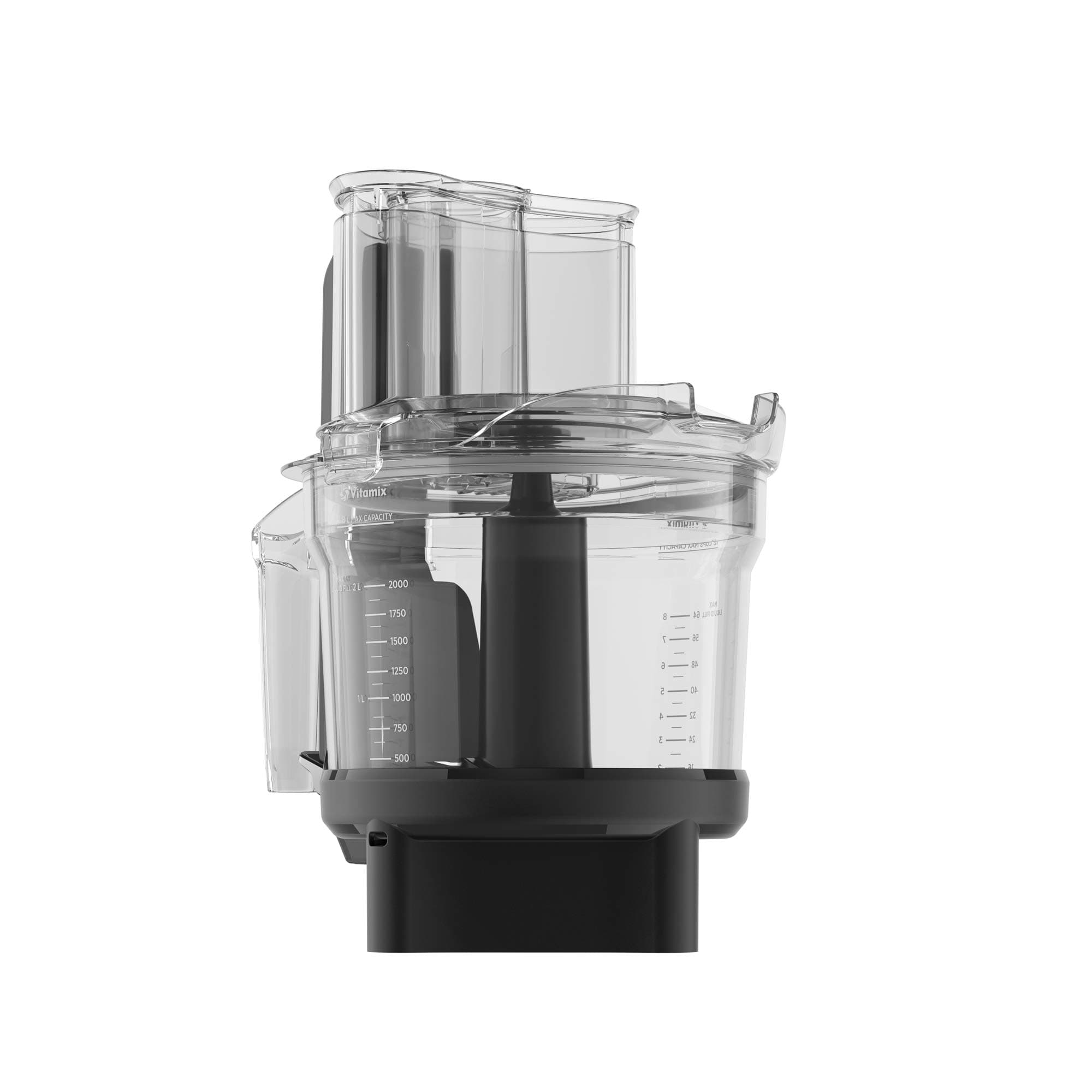 12-Cup Food Processor Attachment with SELF-DETECT, BPA-Free, with Multi-Use Blade and Two Reversible Discs, Compatible with Ascent and Venturist Series Vitamix Blenders