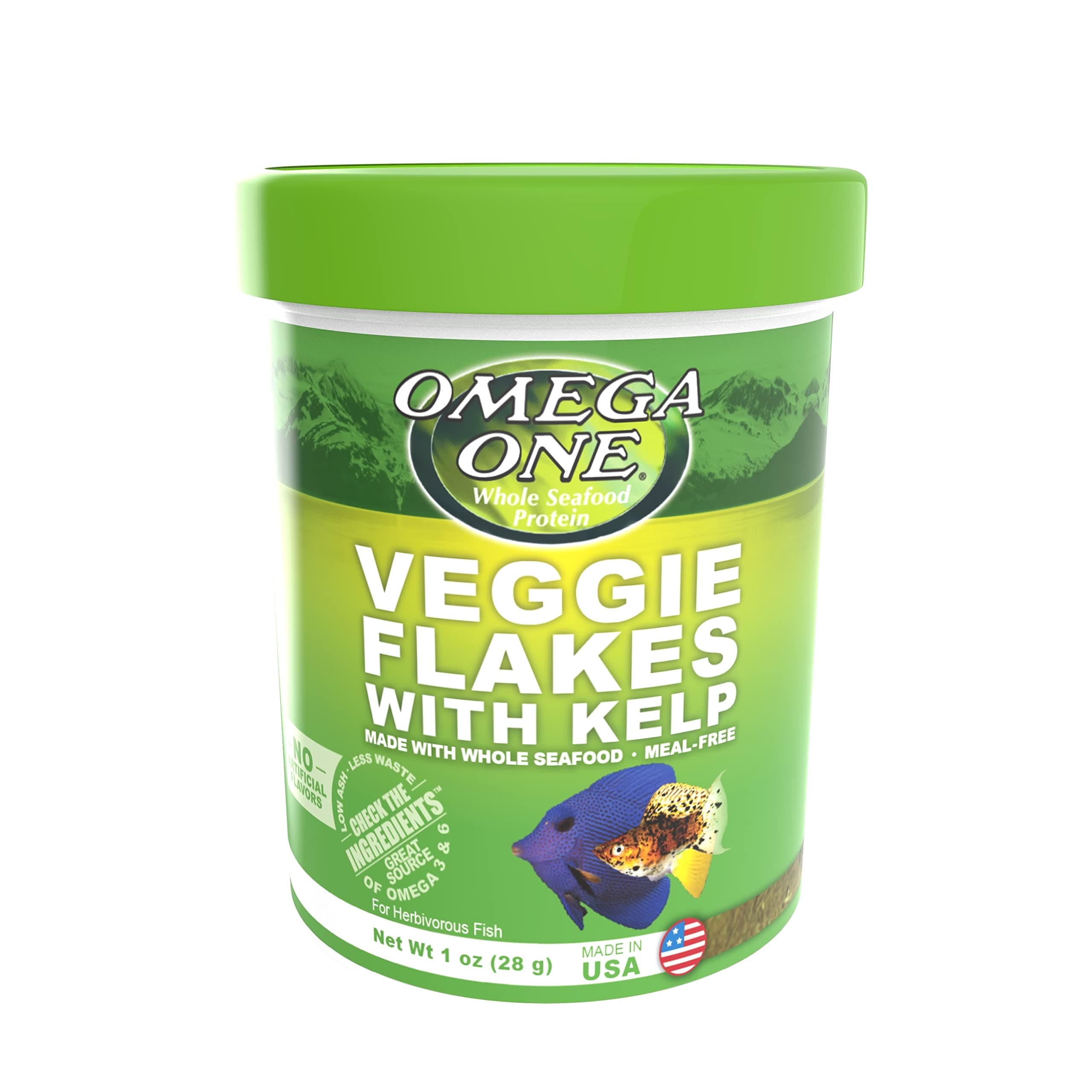 Omega One Veggie Kelp Flakes 1 oz Container