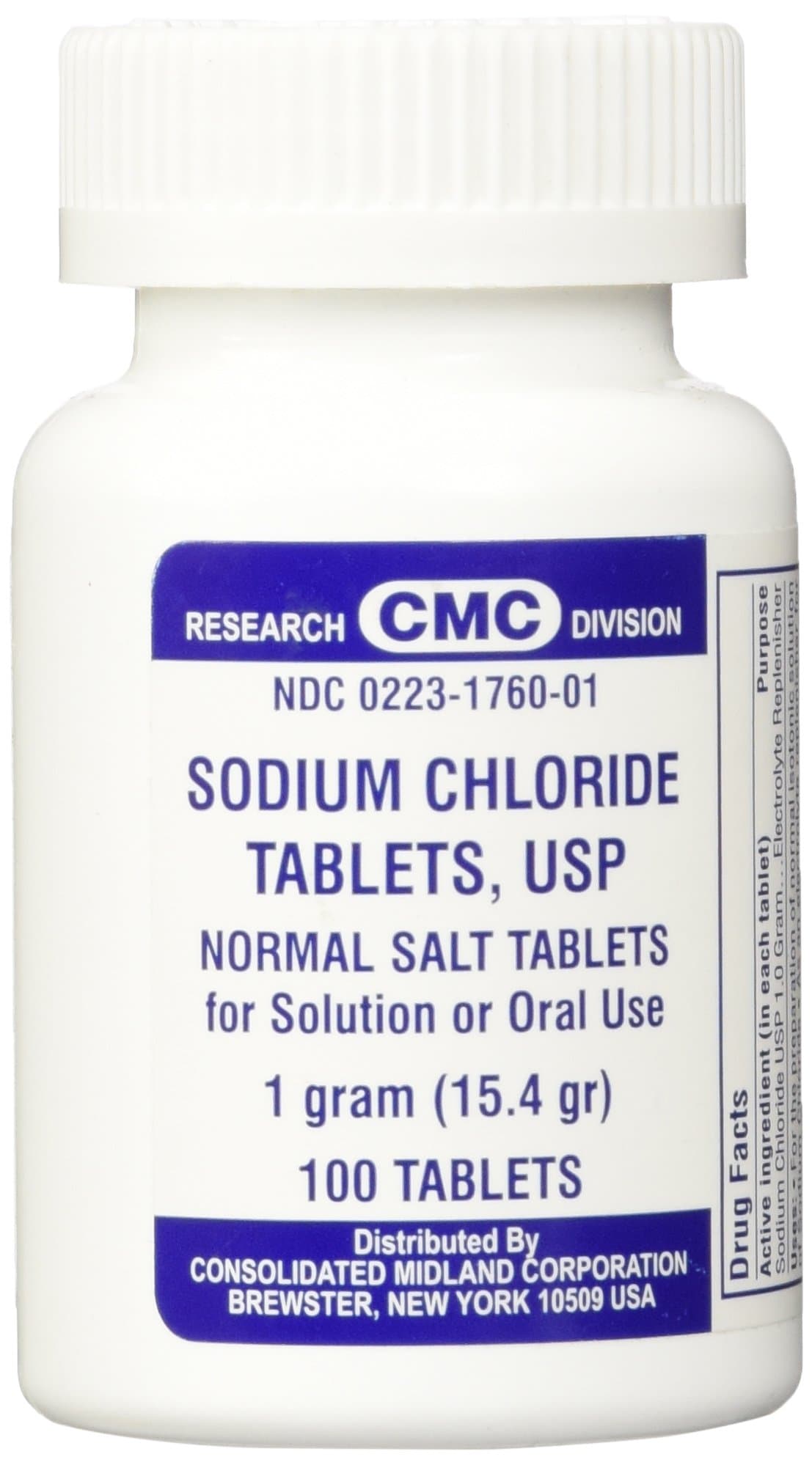 Sodium Chloride 1 Gm 100 Tablets