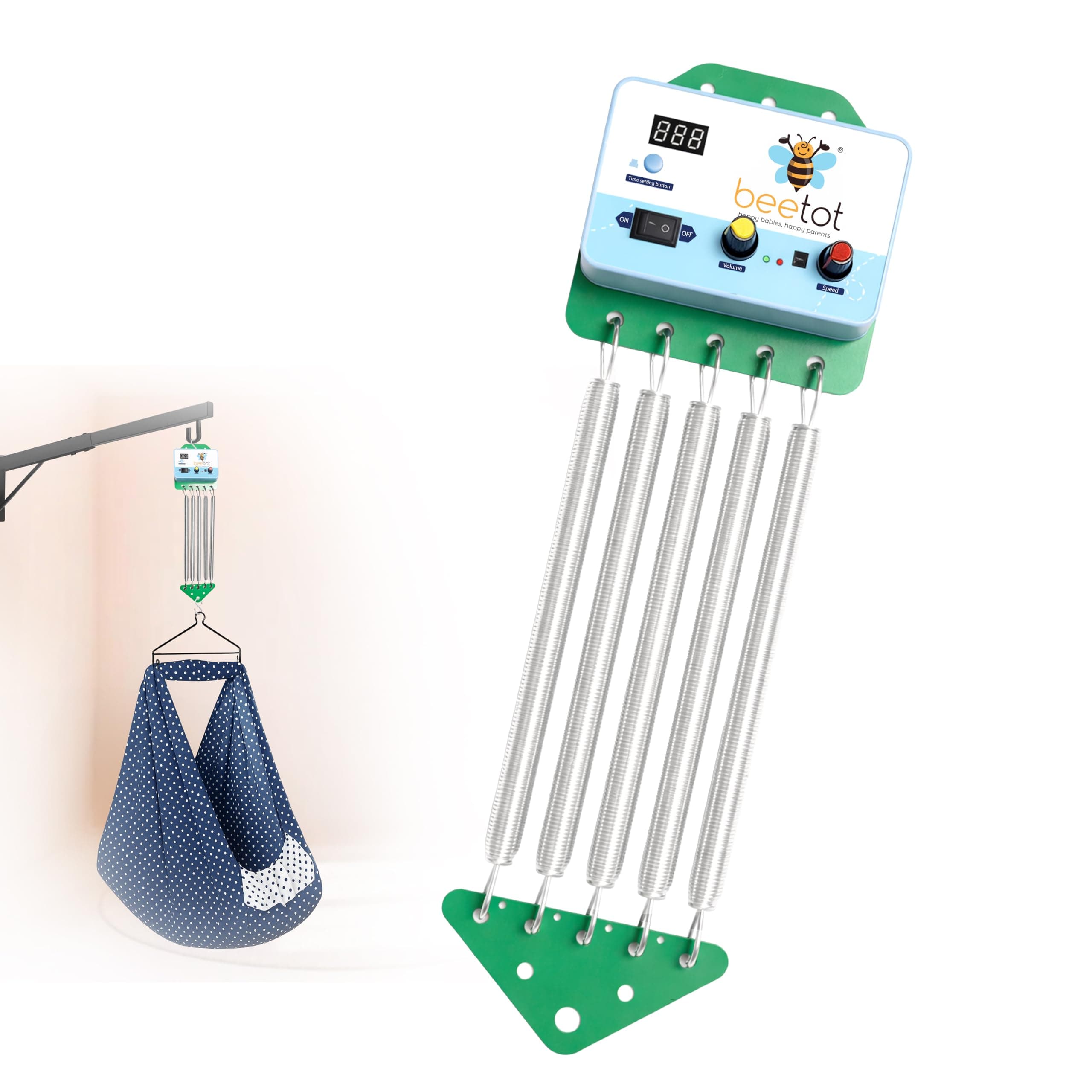 Stainless Steel Baby Automatic Cradle Spring, Automatic Jhula Spring, Capacity Upto 15 Kg, New Born Baby (Infant) Adjustable Speed and Music