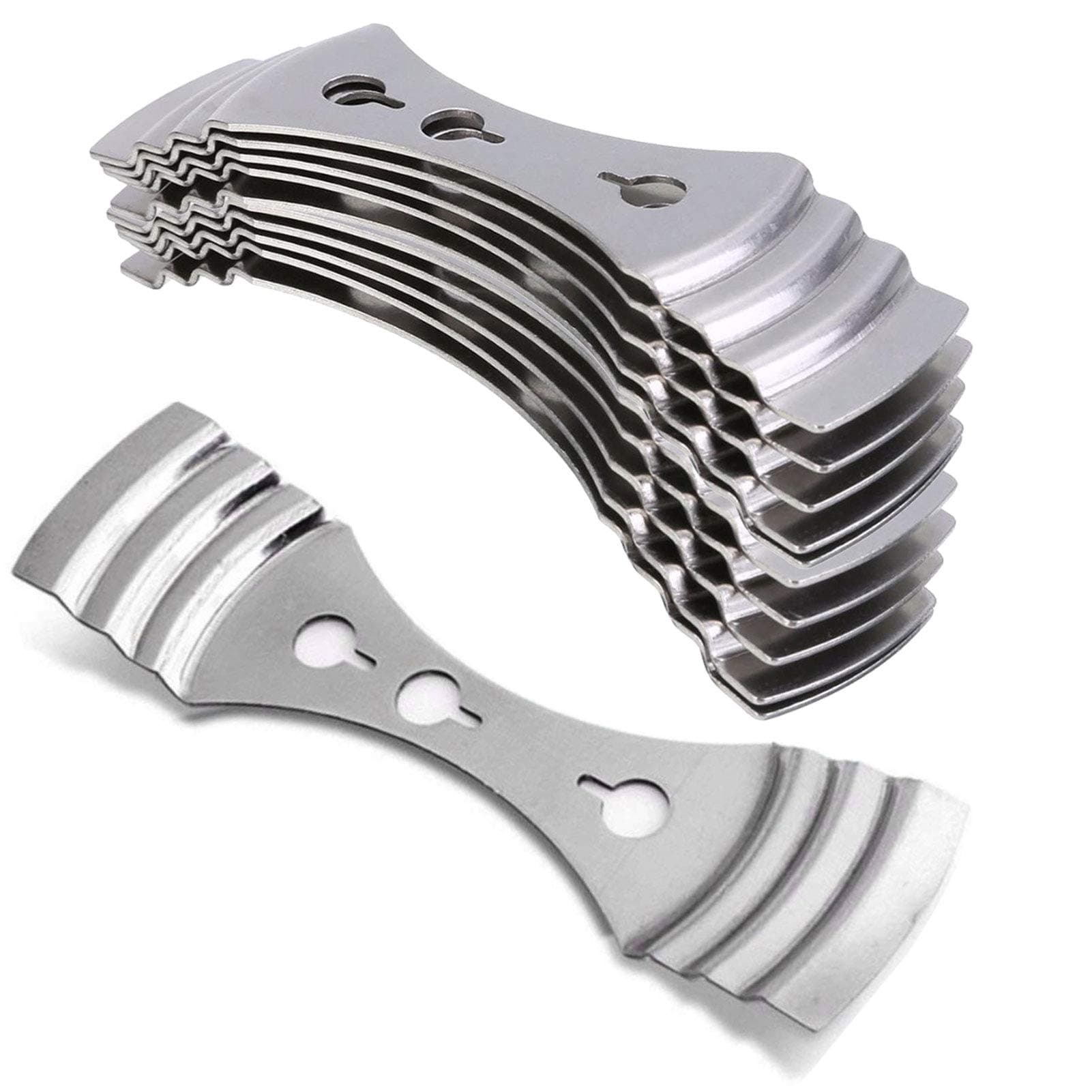 25Pcs Metal Candle Wick Centering Devices Large Wick Centering Tool, STARVAST 3 Holes Candle Making Tool Supplies Candle Wick Holders for Candle DIY Making