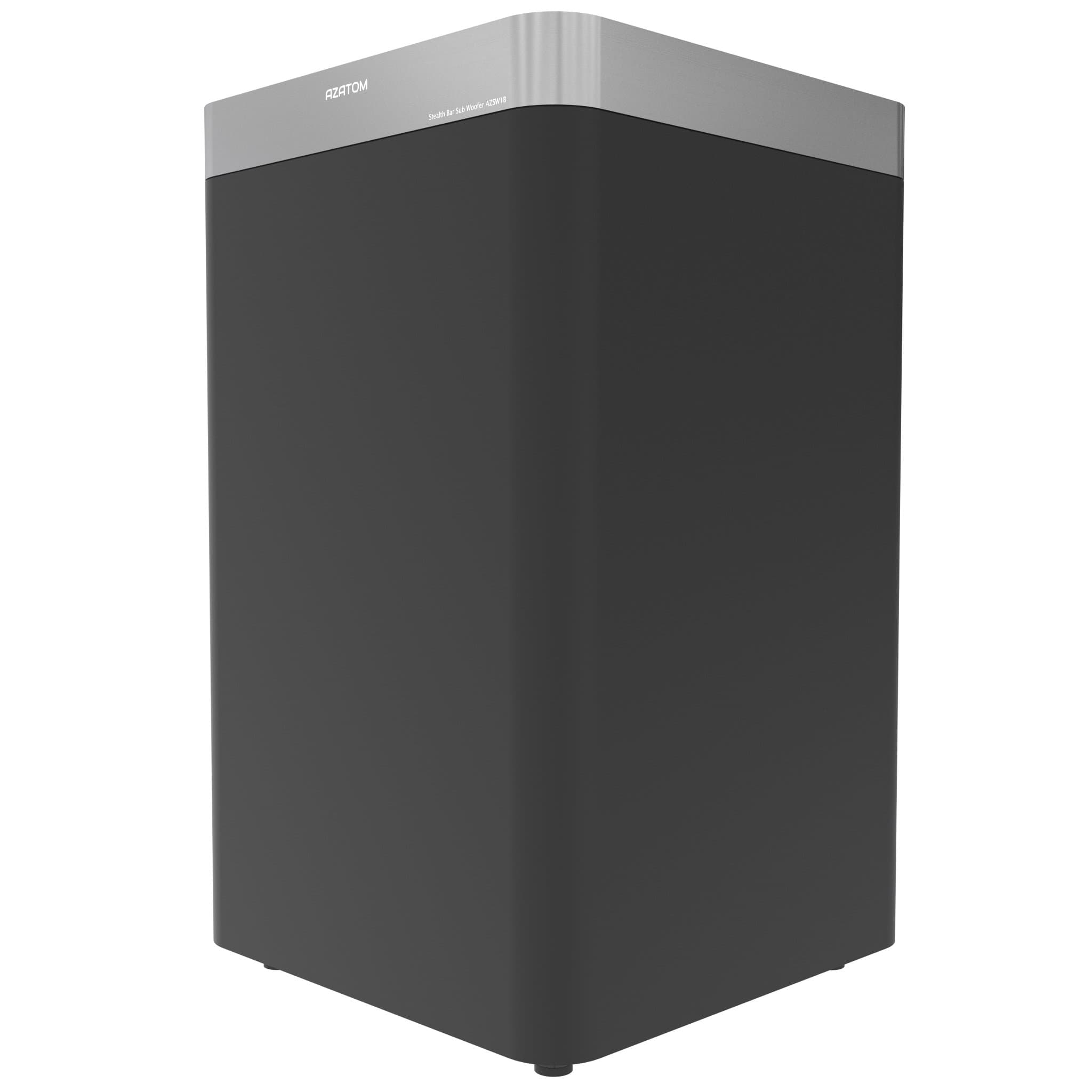 AZATOM® Stealth Bar Sub Woofer wireless speaker - 150 Watts - Works with the Stealth Bar to create the full Home Cinema Experience - 1 button setup then it automatically connects to the Stealth Bar wirelessly - Part of the Stealth Multiroom Series - British Design and Engineering