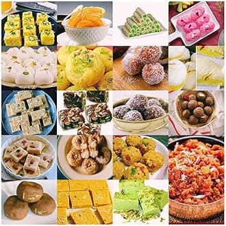 Festival Special Premium Mixed Mithai Delicious Indian Traditional Sweets To Sweeten Up Your Celebration Best Gift For All Occasions Marriage,Diwali,Holi,Raksha Bandhan Sold By Kidzbuzz (600g)