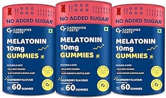 Melatonin 10mg sleep Gummies for Men & Women | Sleep Supplements- 60 Veg Gummies (Pack of 3)